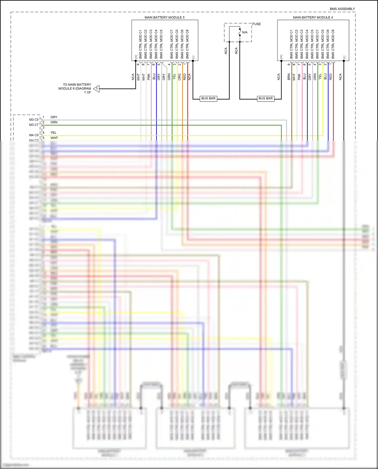 Wiring diagram bms control module for Hyundai Santa Fe V (2023-2024) (9 of 11)