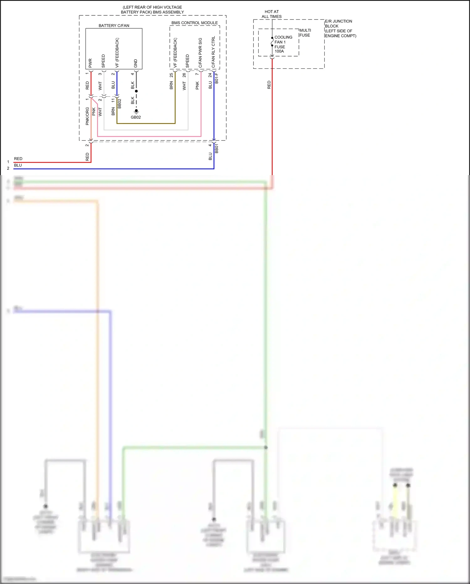 Wiring diagram bms control module for Hyundai Santa Fe V (2023-2024) (3 of 11)