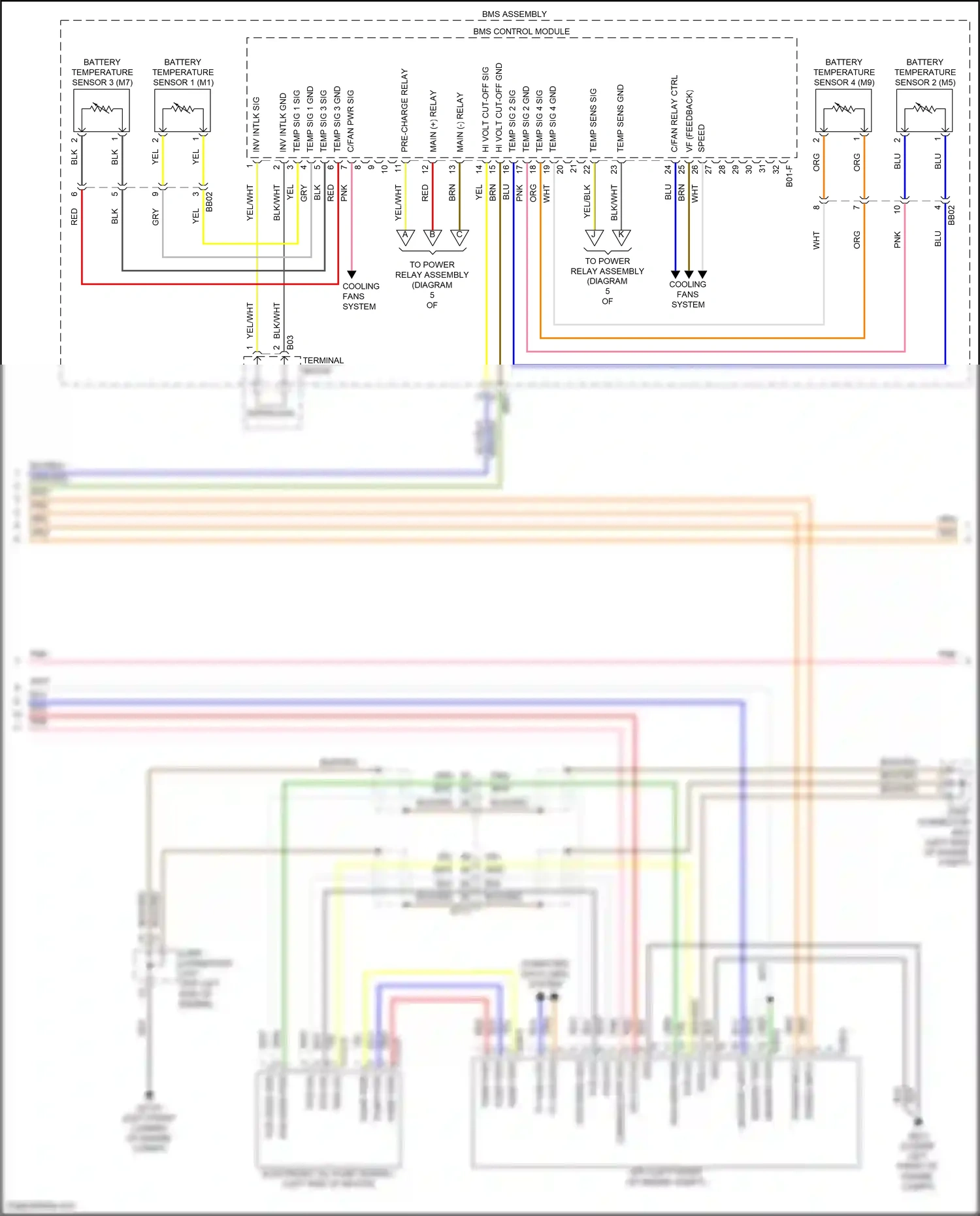 Wiring diagram bms control module for Hyundai Santa Fe V (2023-2024) (11 of 11)