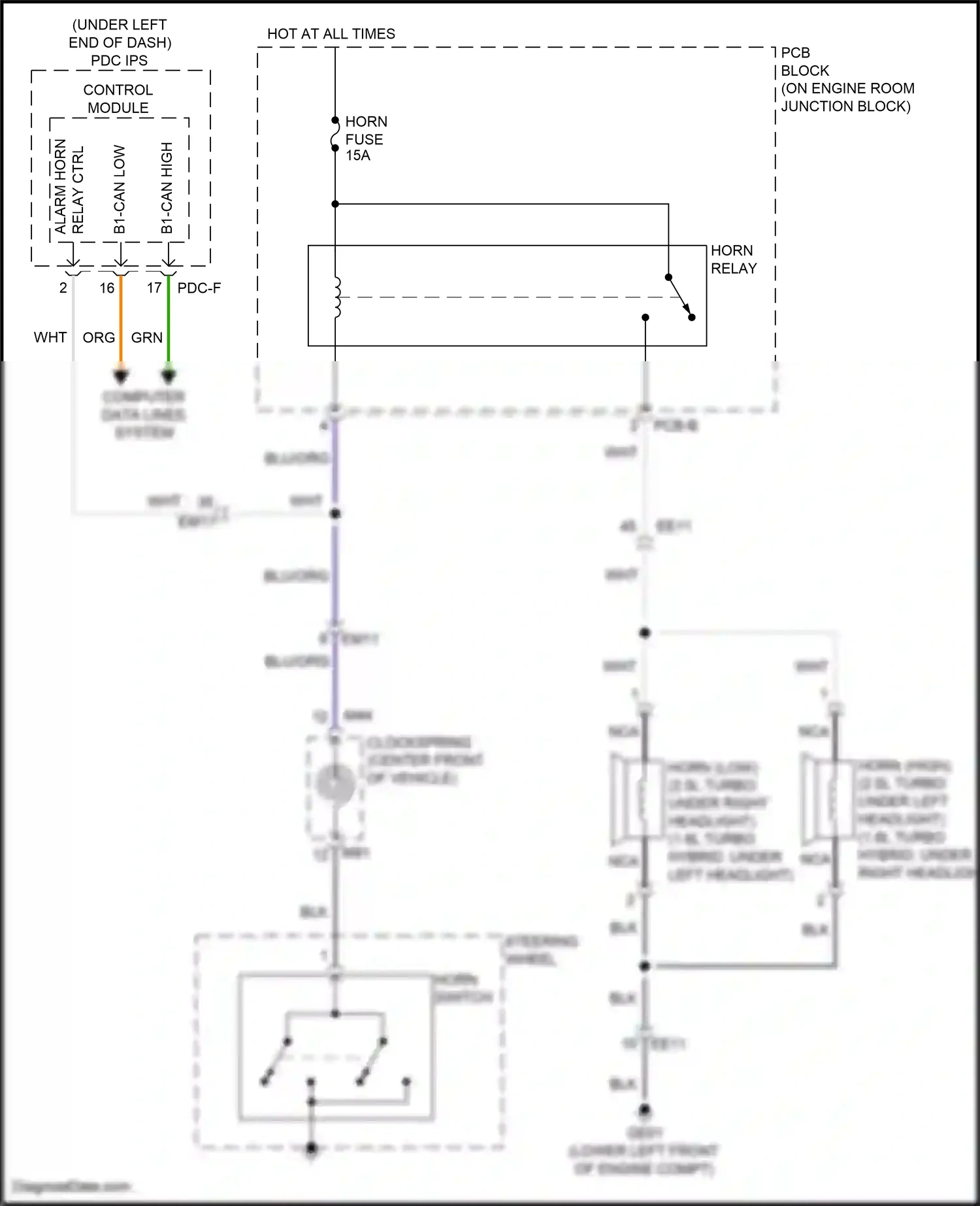 Wiring diagram computer data lines system for Hyundai Santa Fe V (2023-2024) (19 of 142)