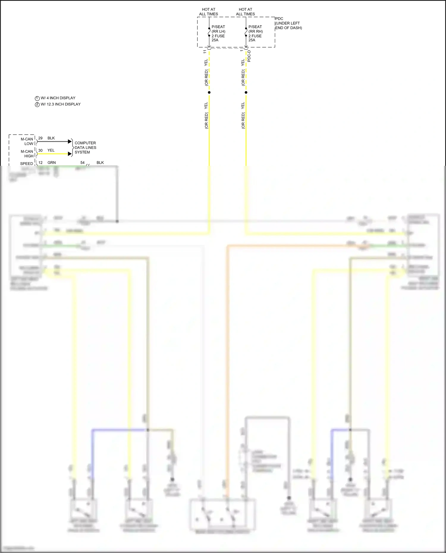 Wiring diagram computer data lines system for Hyundai Santa Fe V (2023-2024) (51 of 142)