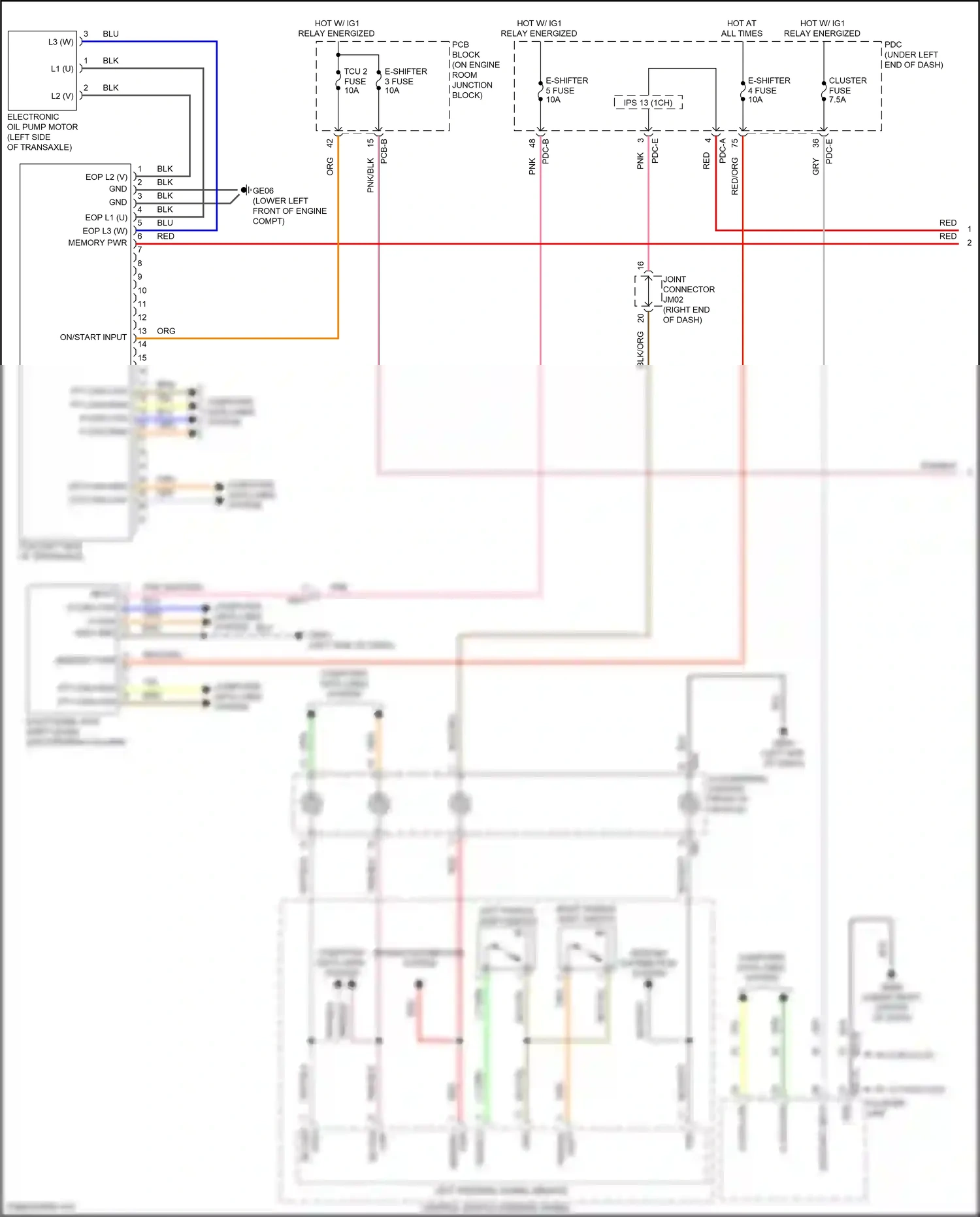 Wiring diagram computer data lines system for Hyundai Santa Fe V (2023-2024) (81 of 142)