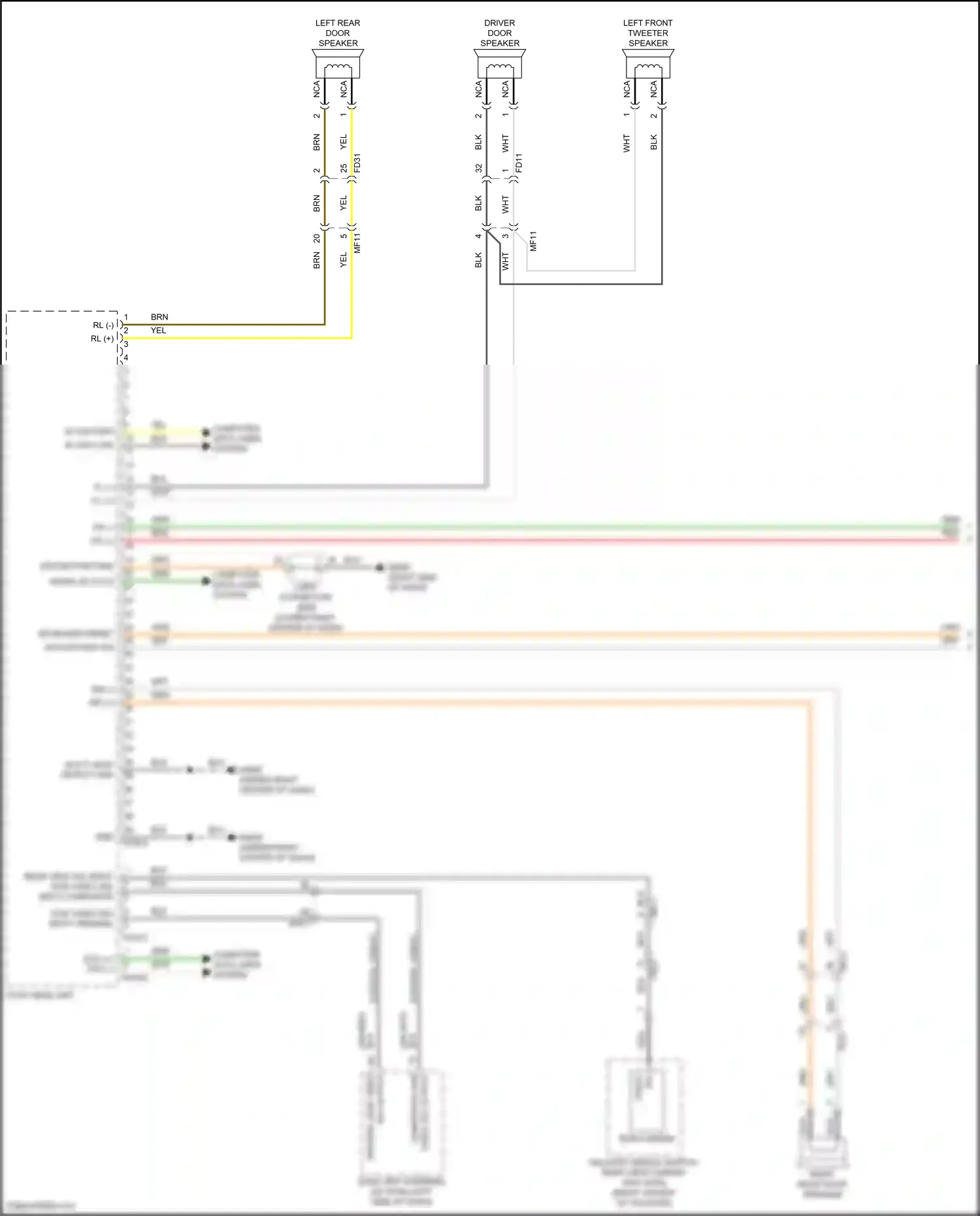 Wiring diagram computer data lines system for Hyundai Santa Fe V (2023-2024) (36 of 142)