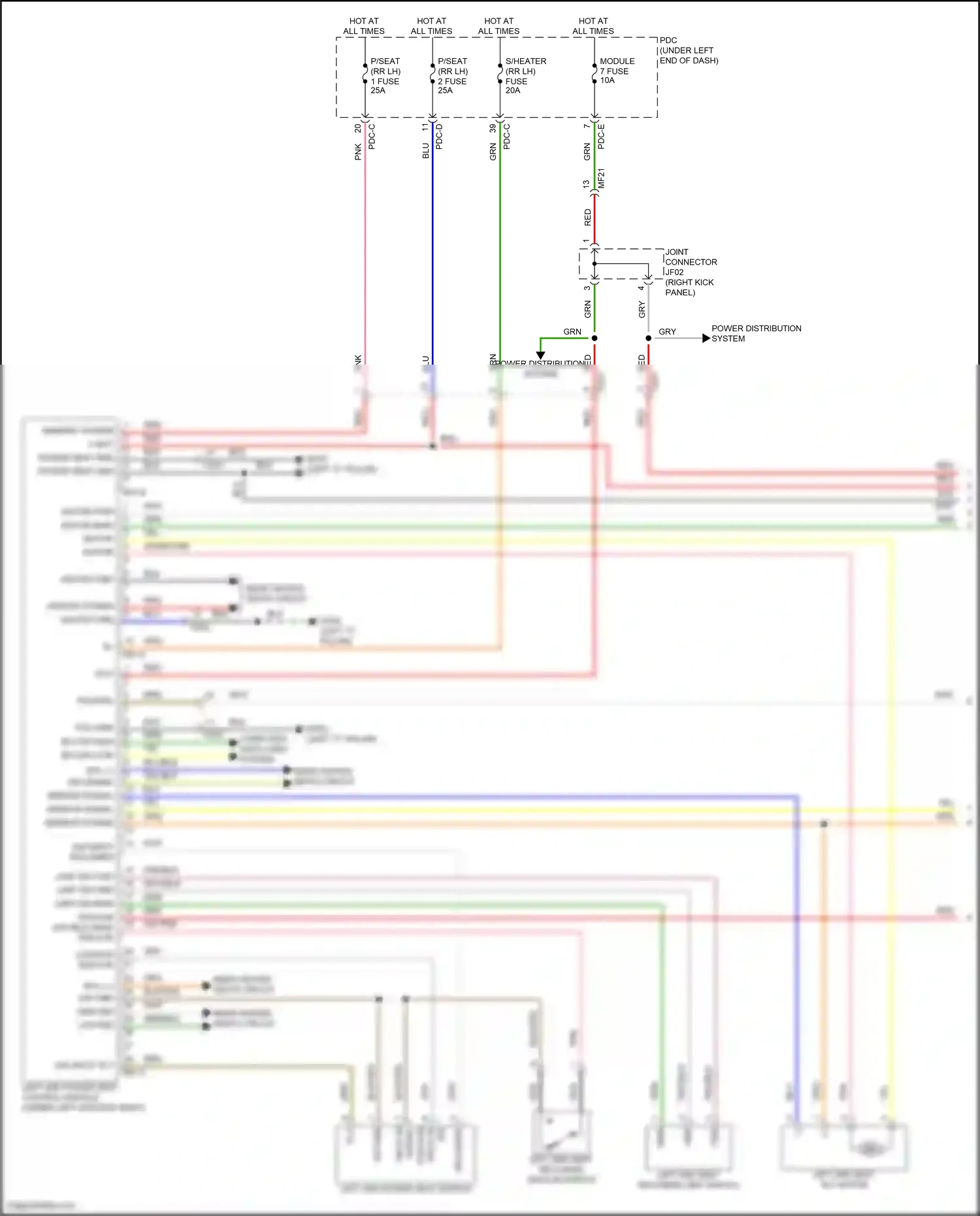 Wiring diagram computer data lines system for Hyundai Santa Fe V (2023-2024) (59 of 142)
