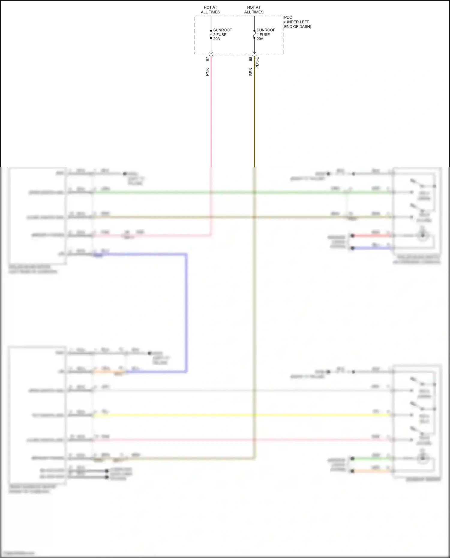 Wiring diagram computer data lines system for Hyundai Santa Fe V (2023-2024) (100 of 142)
