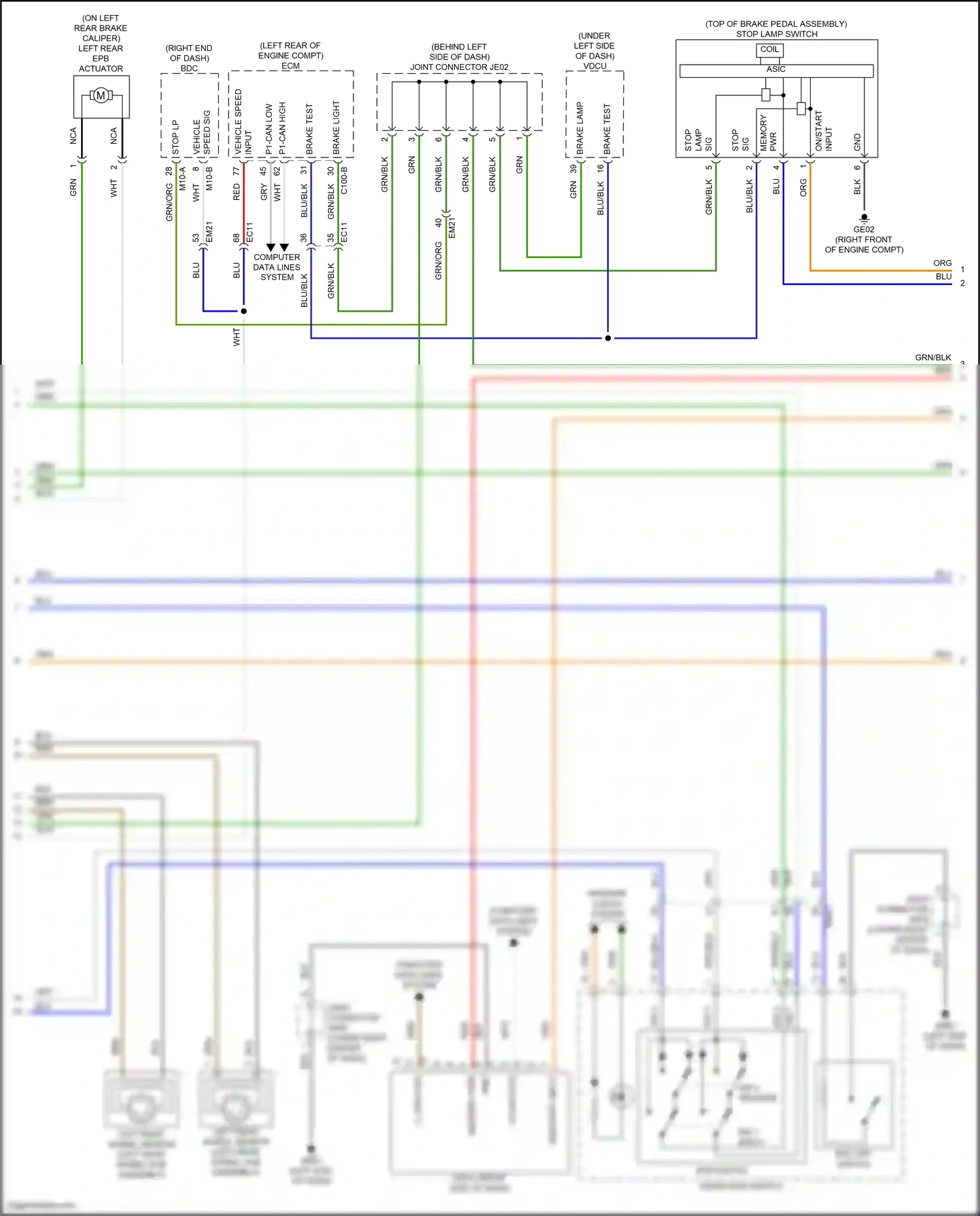 Wiring diagram computer data lines system for Hyundai Santa Fe V (2023-2024) (103 of 142)