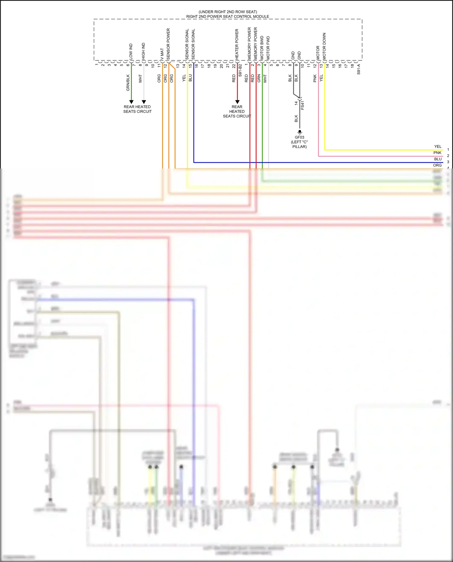 Wiring diagram computer data lines system for Hyundai Santa Fe V (2023-2024) (57 of 142)
