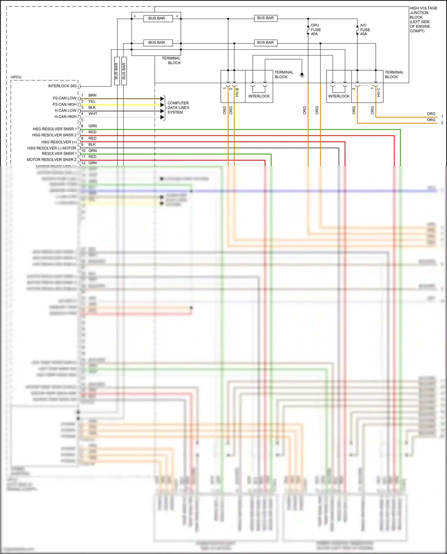 Wiring diagram computer data lines system for Hyundai Santa Fe V (2023-2024) (135 of 142)
