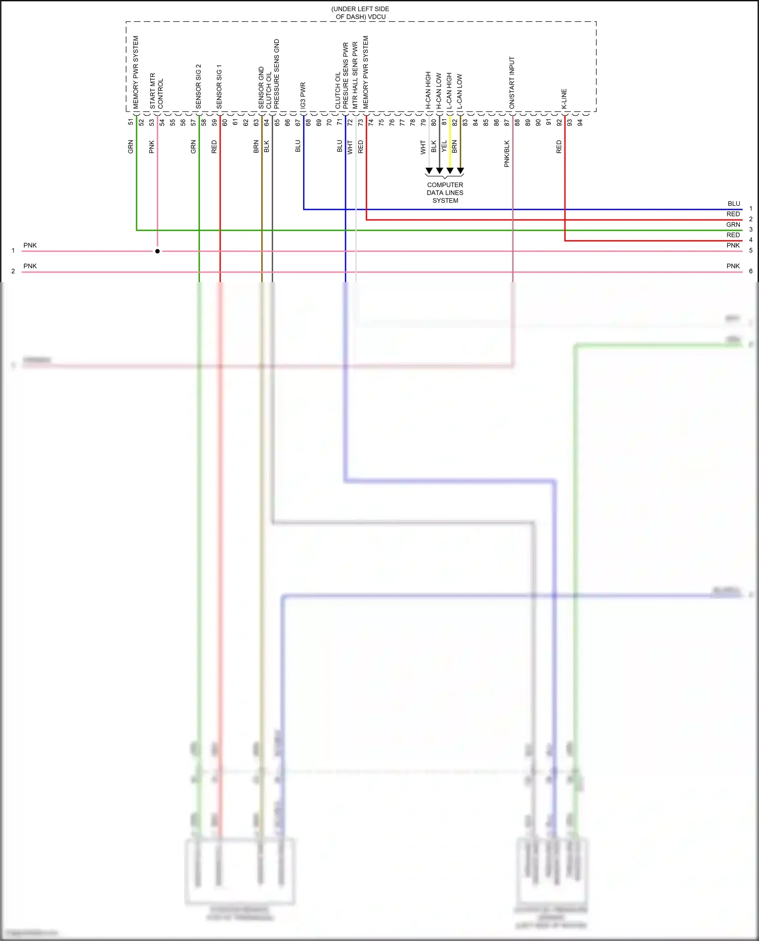 Wiring diagram computer data lines system for Hyundai Santa Fe V (2023-2024) (85 of 142)