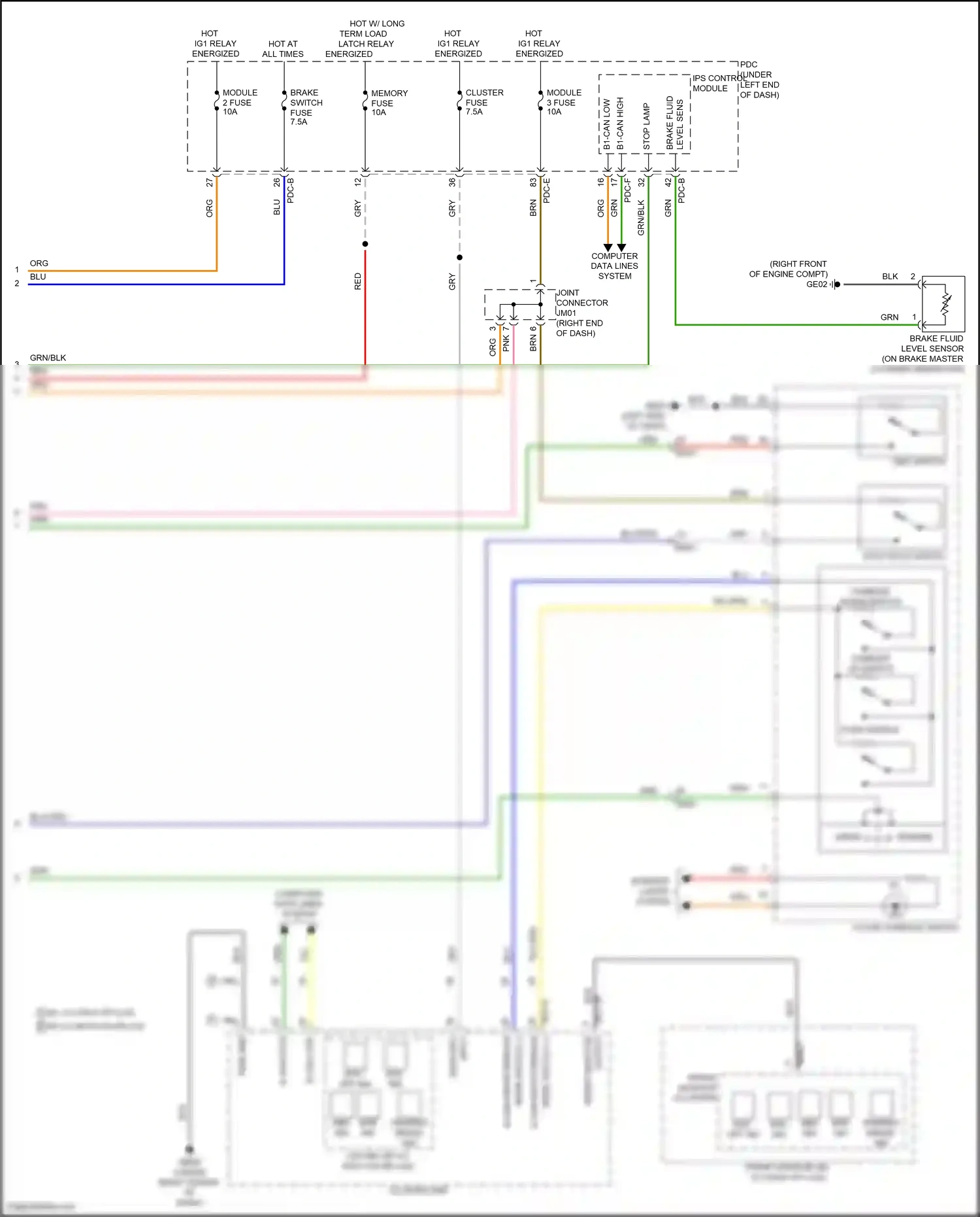Wiring diagram computer data lines system for Hyundai Santa Fe V (2023-2024) (92 of 142)