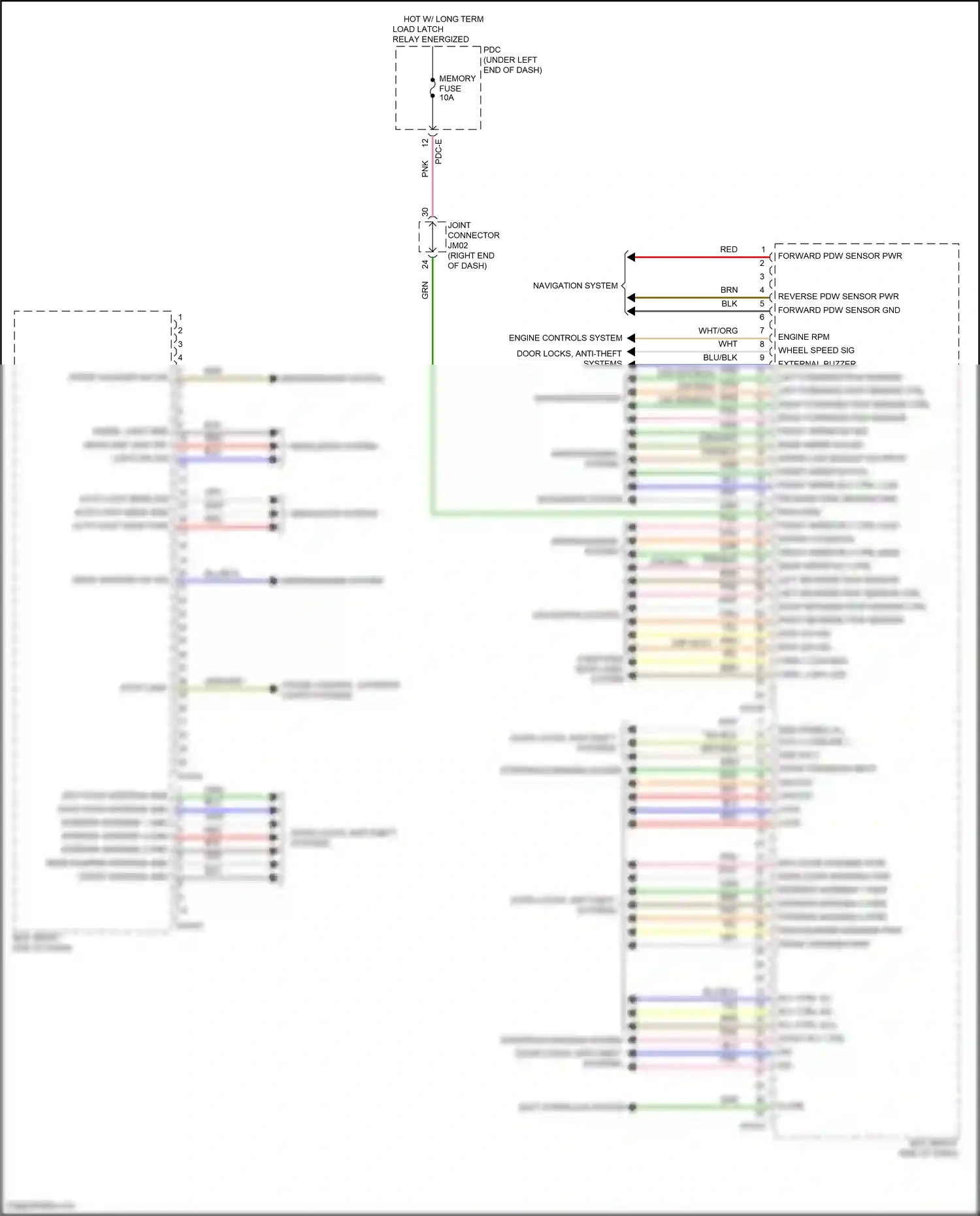 Wiring diagram computer data lines system for Hyundai Santa Fe V (2023-2024) (96 of 142)