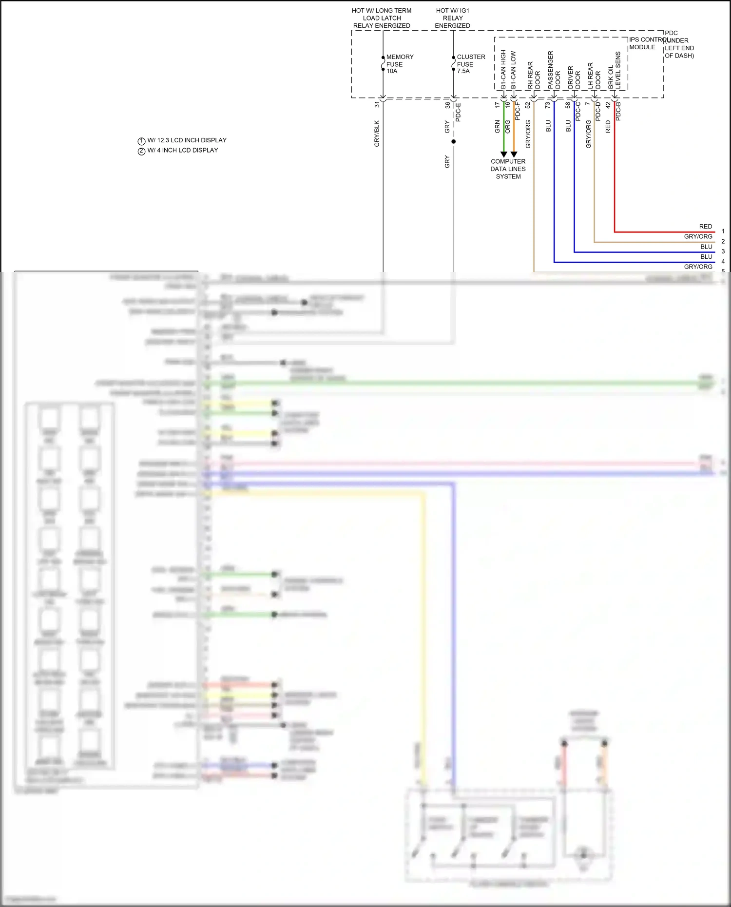 Wiring diagram computer data lines system for Hyundai Santa Fe V (2023-2024) (90 of 142)