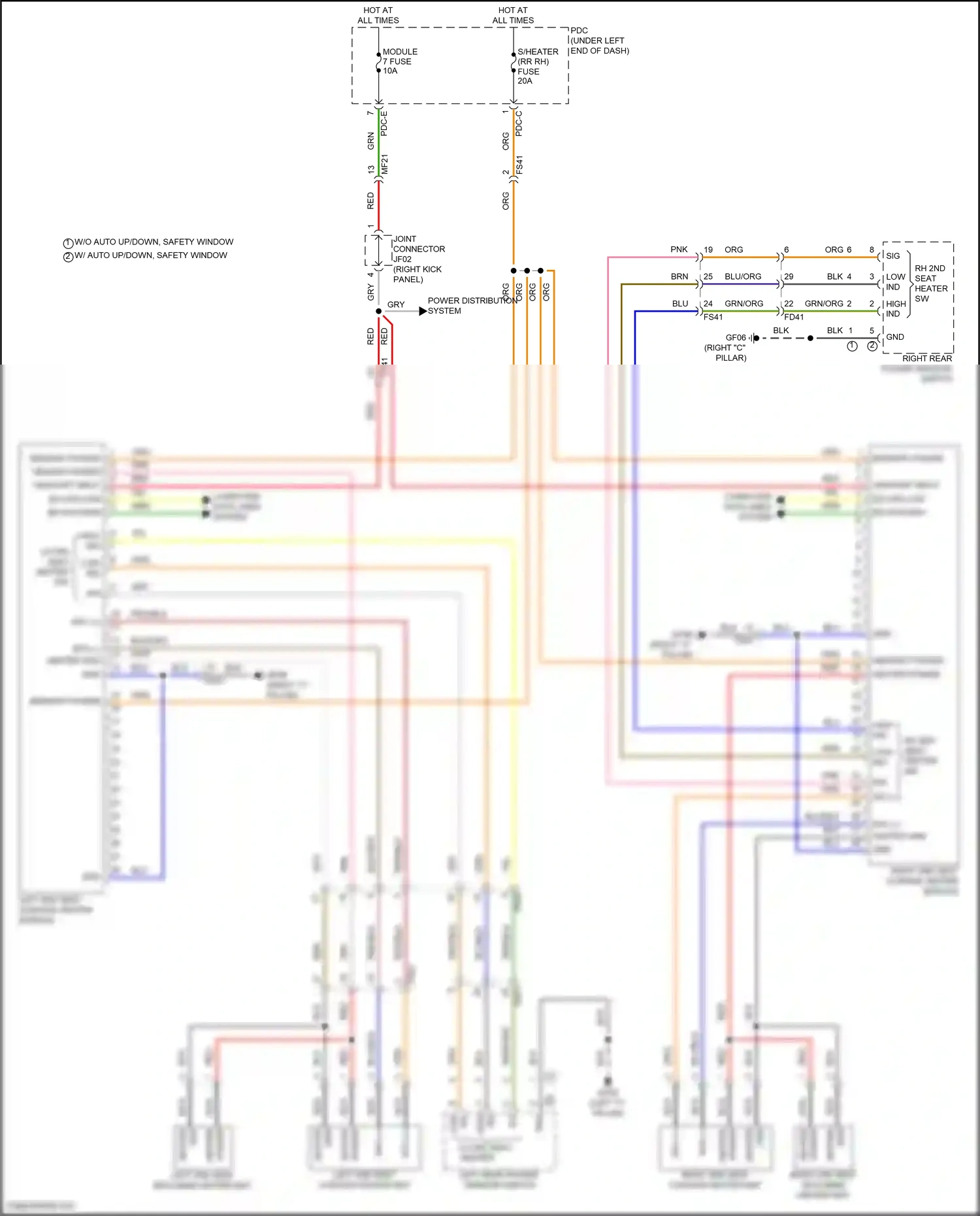 Wiring diagram computer data lines system for Hyundai Santa Fe V (2023-2024) (56 of 142)