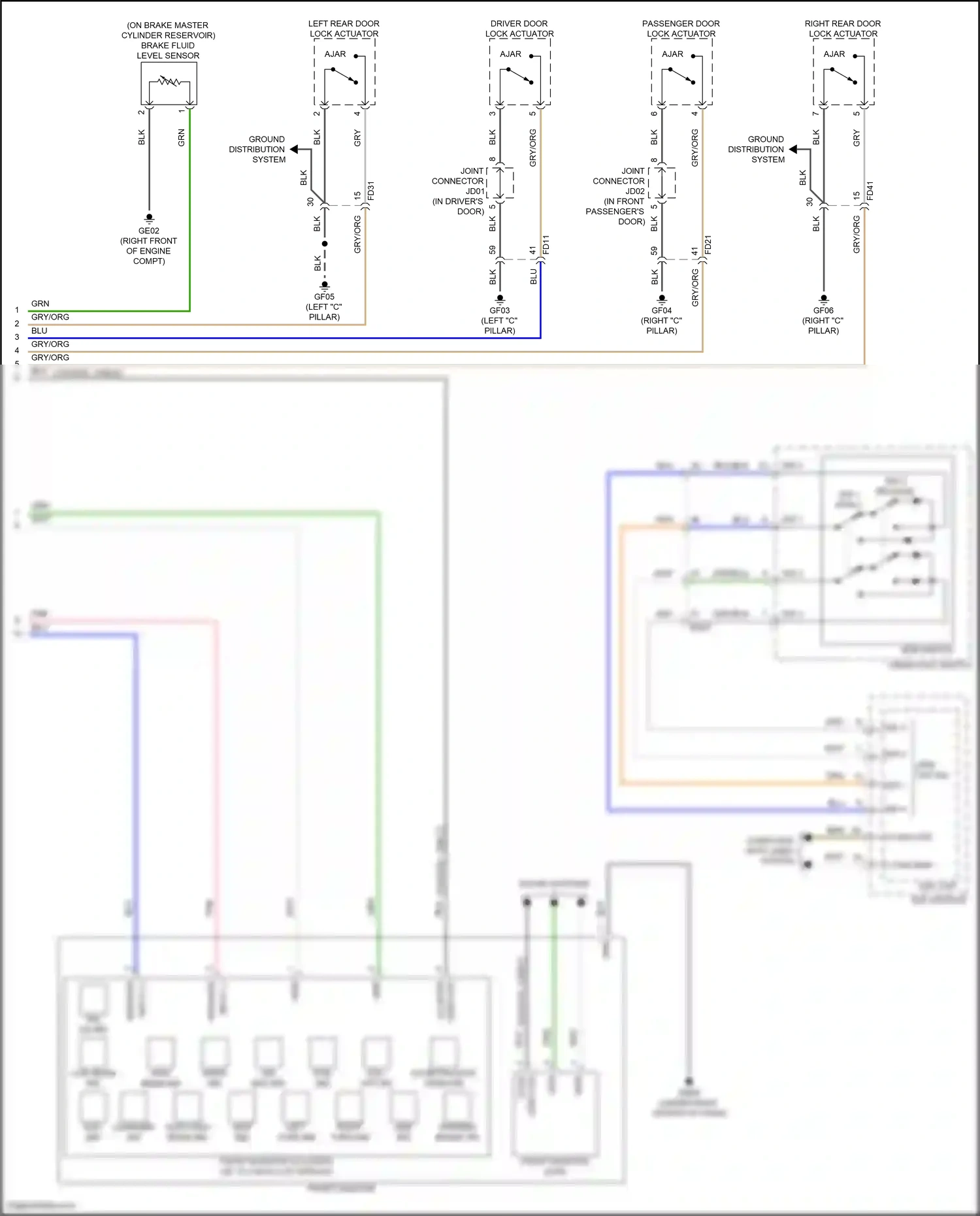 Wiring diagram computer data lines system for Hyundai Santa Fe V (2023-2024) (89 of 142)