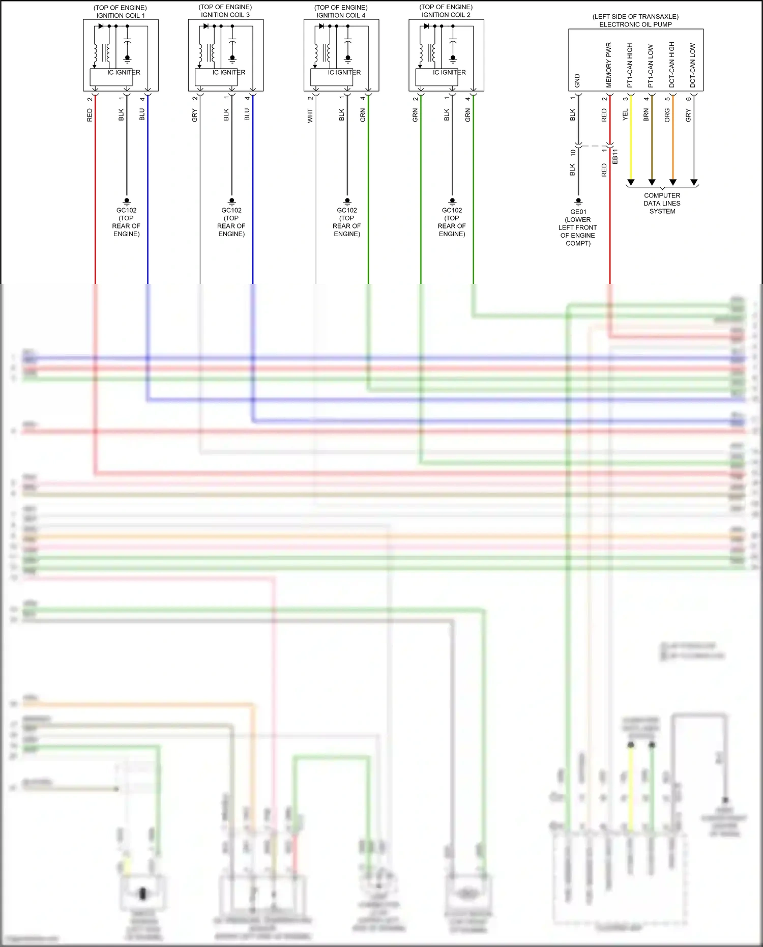 Wiring diagram computer data lines system for Hyundai Santa Fe V (2023-2024) (141 of 142)