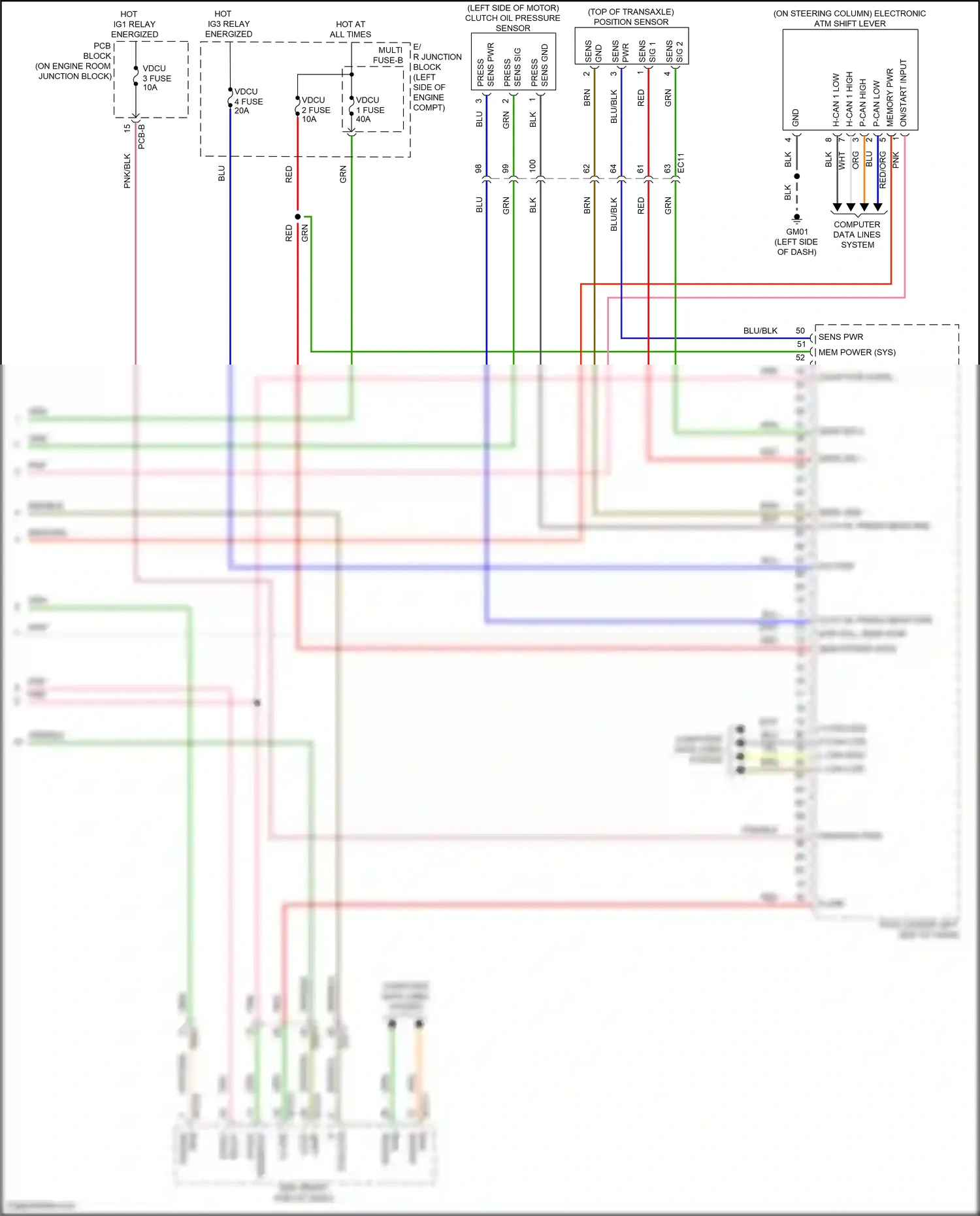 Wiring diagram computer data lines system for Hyundai Santa Fe V (2023-2024) (130 of 142)