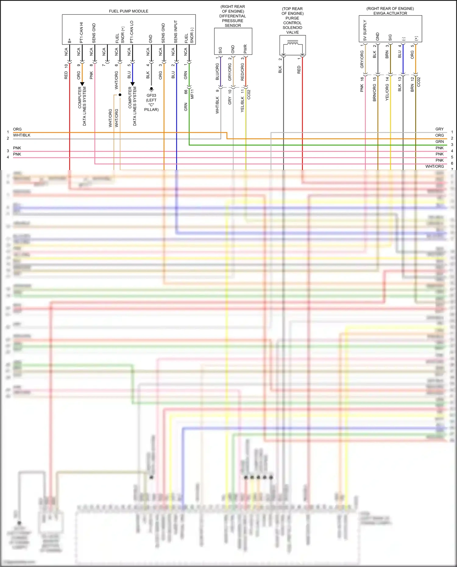 Wiring diagram control system for Hyundai Santa Fe V (2023-2024) (1 of 1)
