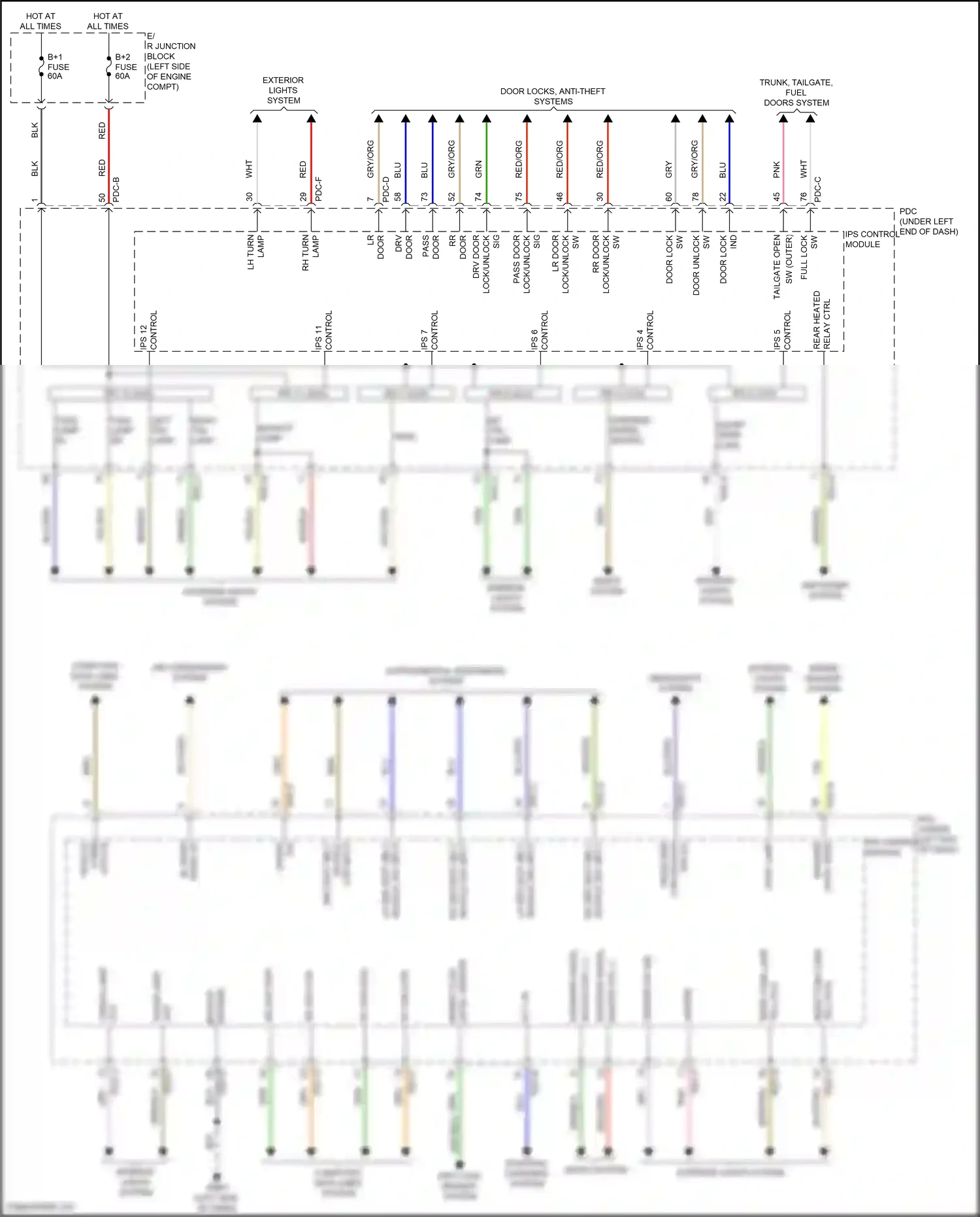 Wiring diagram ctr input for Hyundai Santa Fe V (2023-2024) (1 of 1)