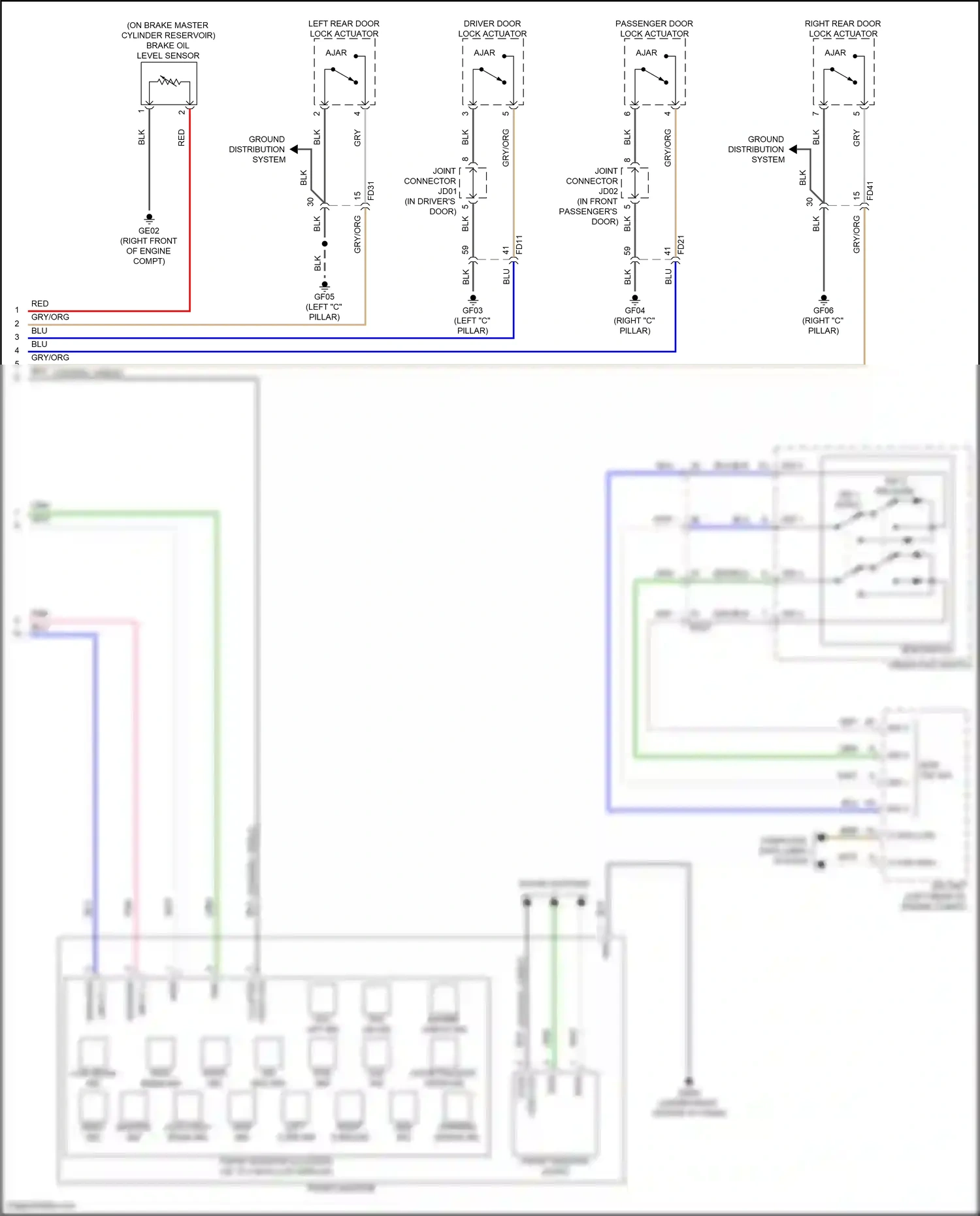 Wiring diagram engine check ind for Hyundai Santa Fe V (2023-2024) (2 of 2)