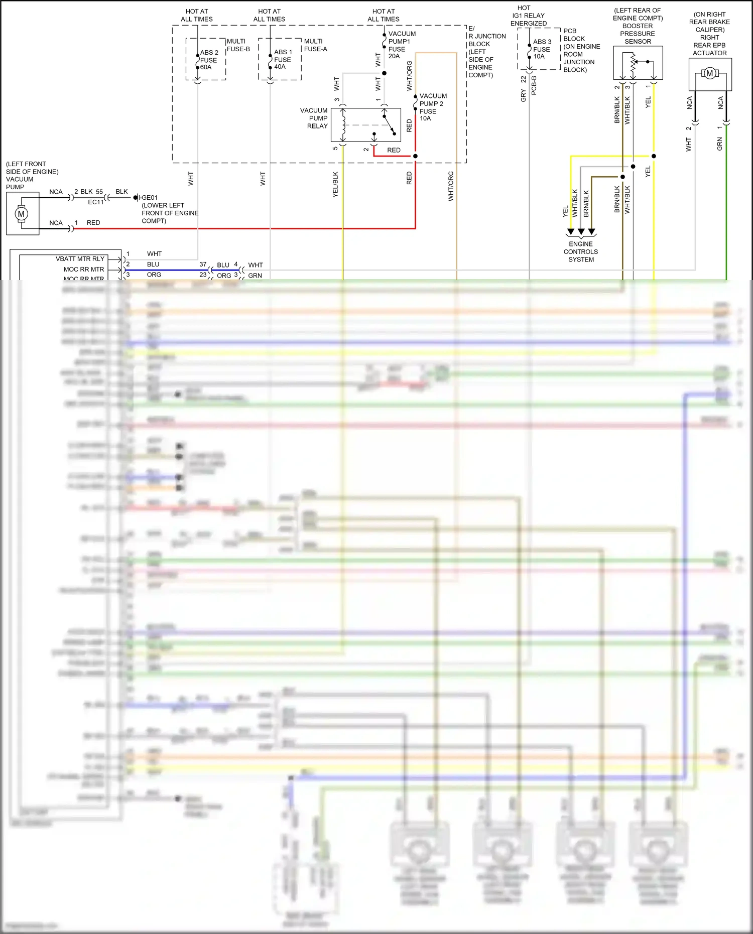 Wiring diagram engine controls system for Hyundai Santa Fe V (2023-2024) (1 of 5)
