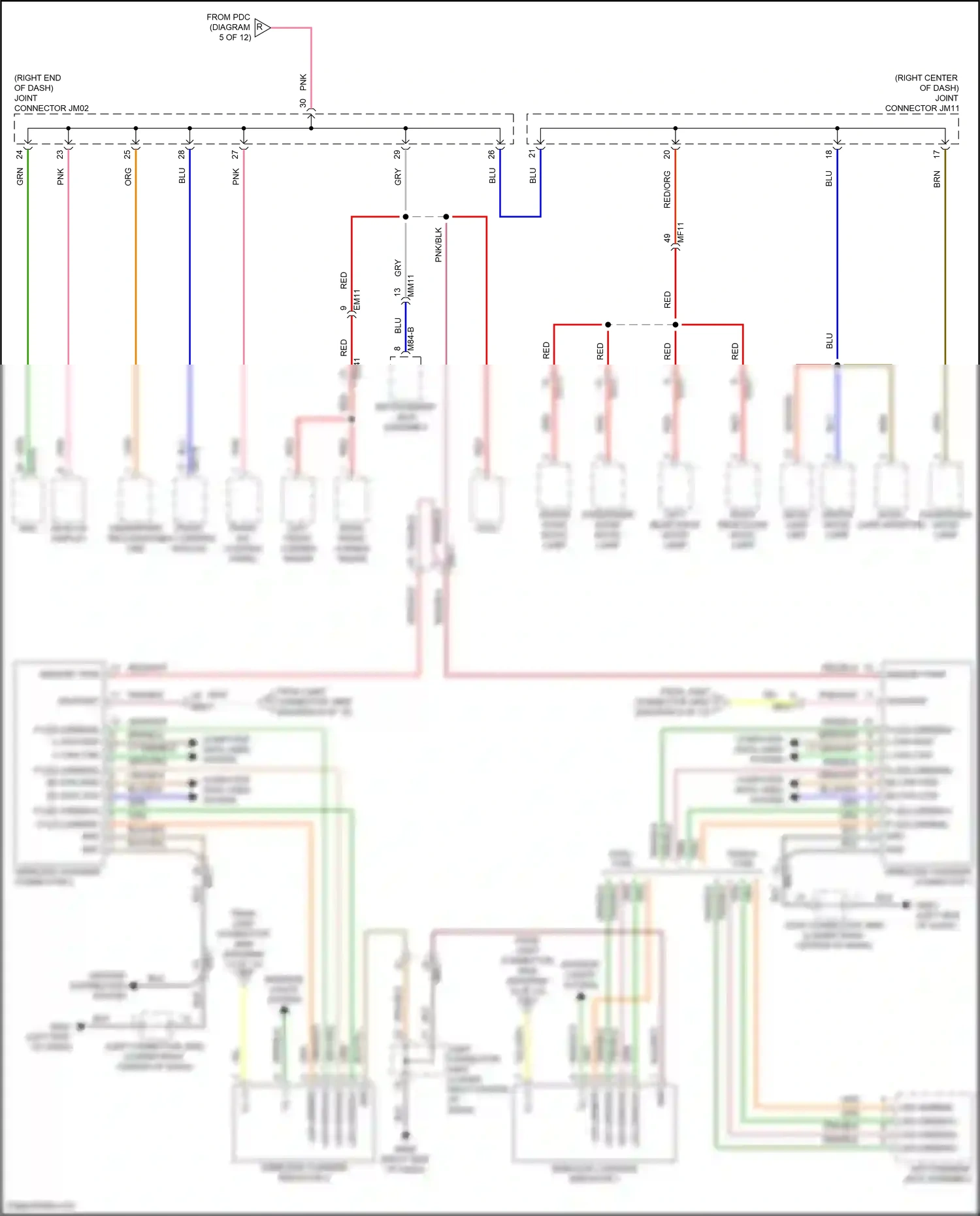 Wiring diagram front a/c control module for Hyundai Santa Fe V (2023-2024) (9 of 13)