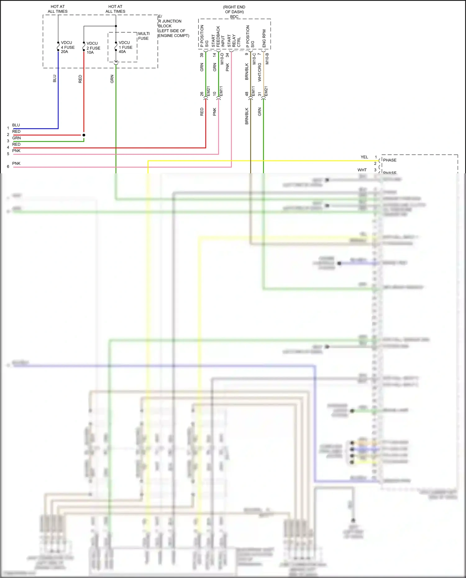 Wiring diagram input 2 for Hyundai Santa Fe V (2023-2024) (2 of 3)