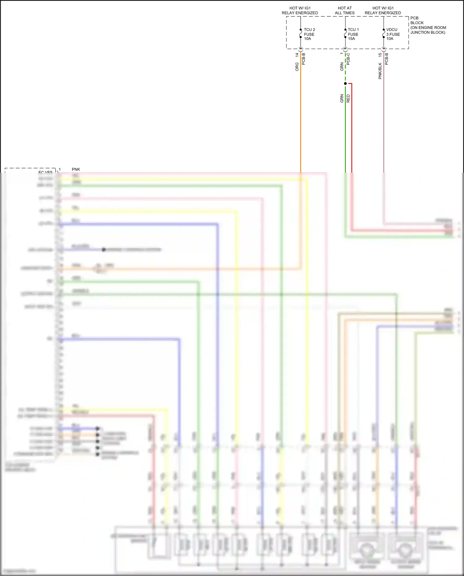 Wiring diagram input speed sensor for Hyundai Santa Fe V (2023-2024) (1 of 1)