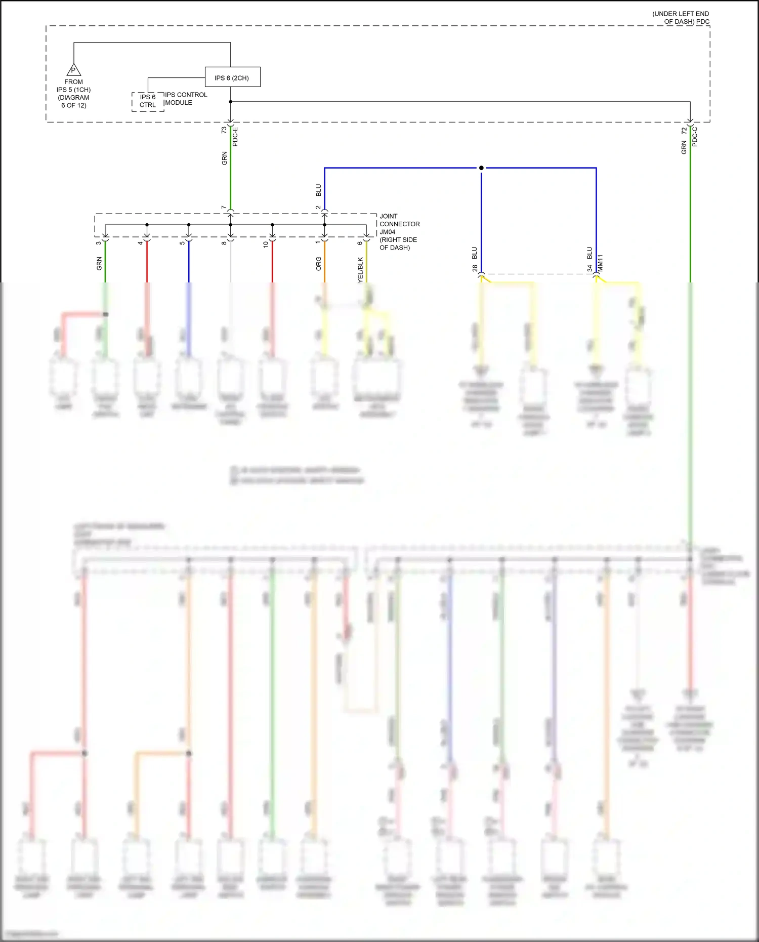 Wiring diagram ips control module for Hyundai Santa Fe V (2023-2024) (25 of 59)