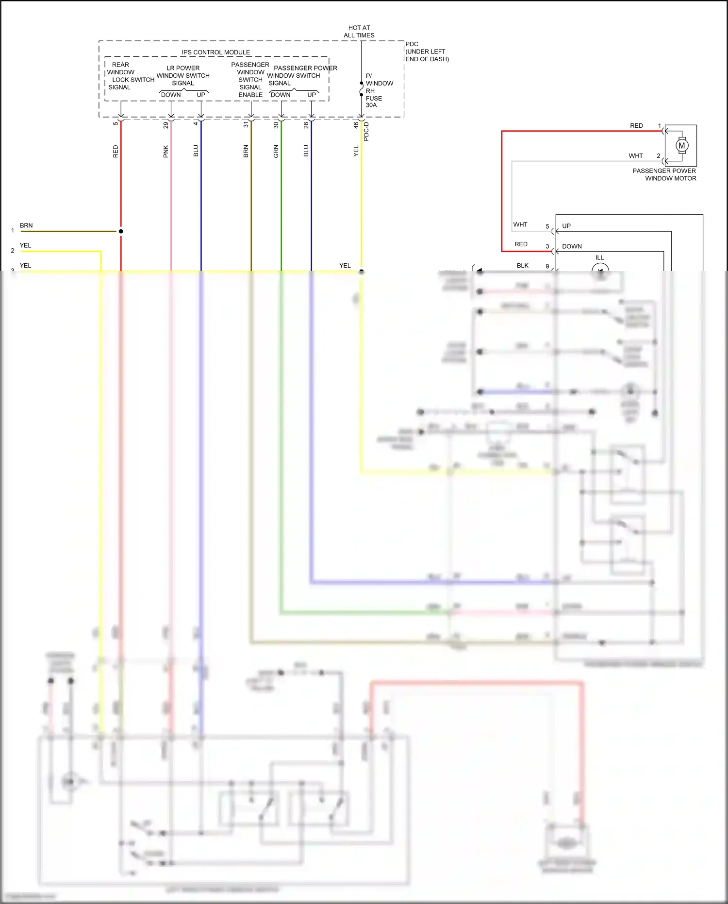 Wiring diagram ips control module for Hyundai Santa Fe V (2023-2024) (10 of 59)