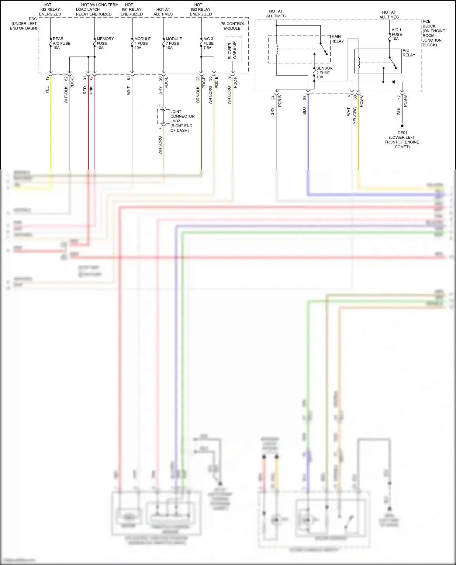 Wiring diagram ips control module for Hyundai Santa Fe V (2023-2024) (19 of 59)