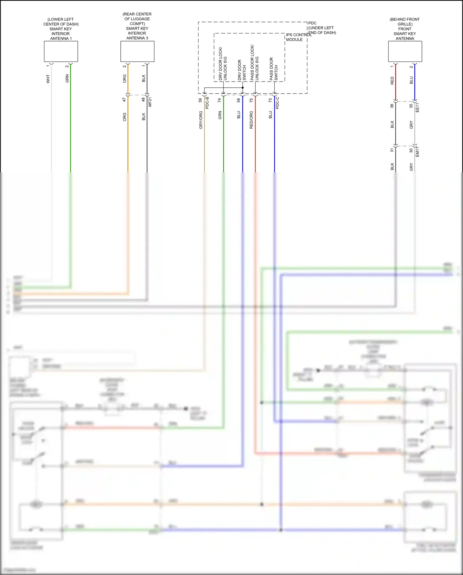 Wiring diagram ips control module for Hyundai Santa Fe V (2023-2024) (6 of 59)