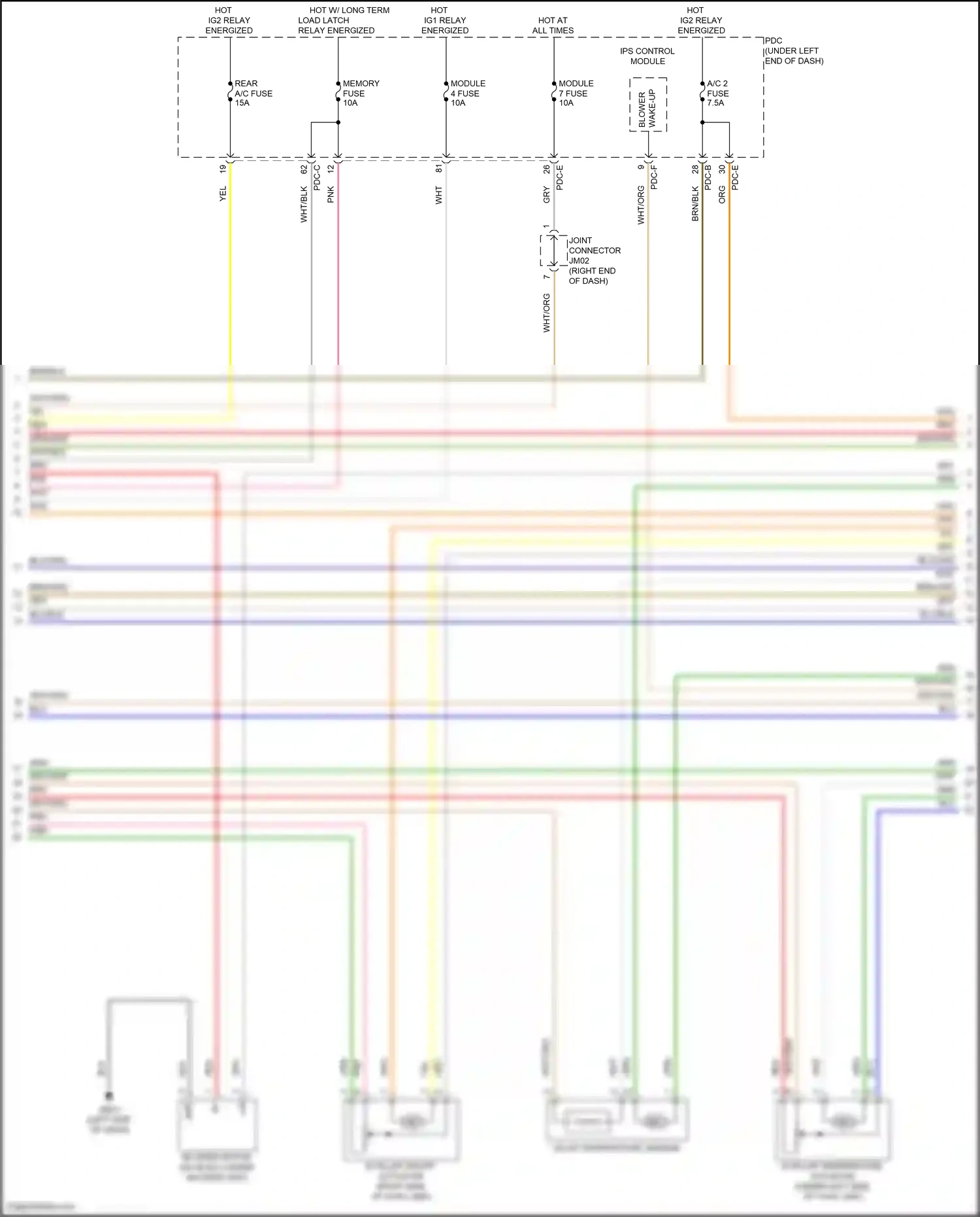Wiring diagram ips control module for Hyundai Santa Fe V (2023-2024) (12 of 59)