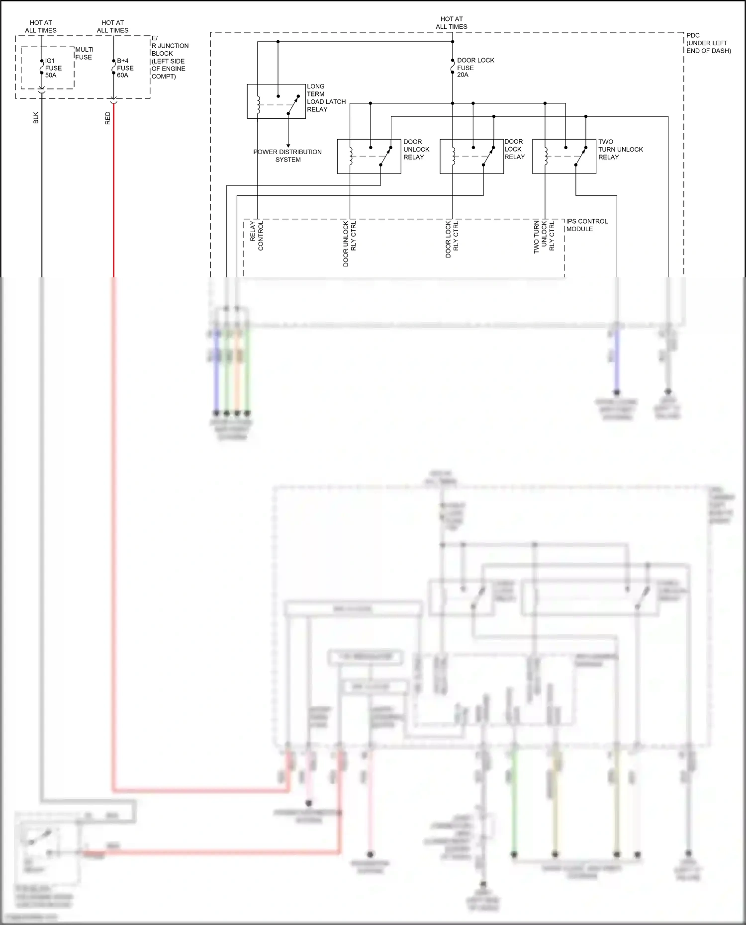 Wiring diagram ips control module for Hyundai Santa Fe V (2023-2024) (38 of 59)