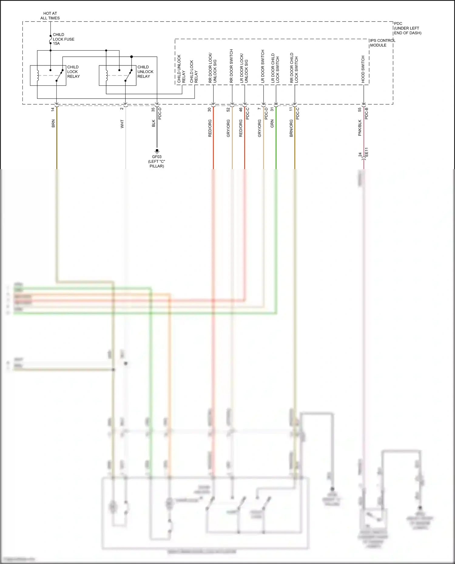 Wiring diagram ips control module for Hyundai Santa Fe V (2023-2024) (8 of 59)