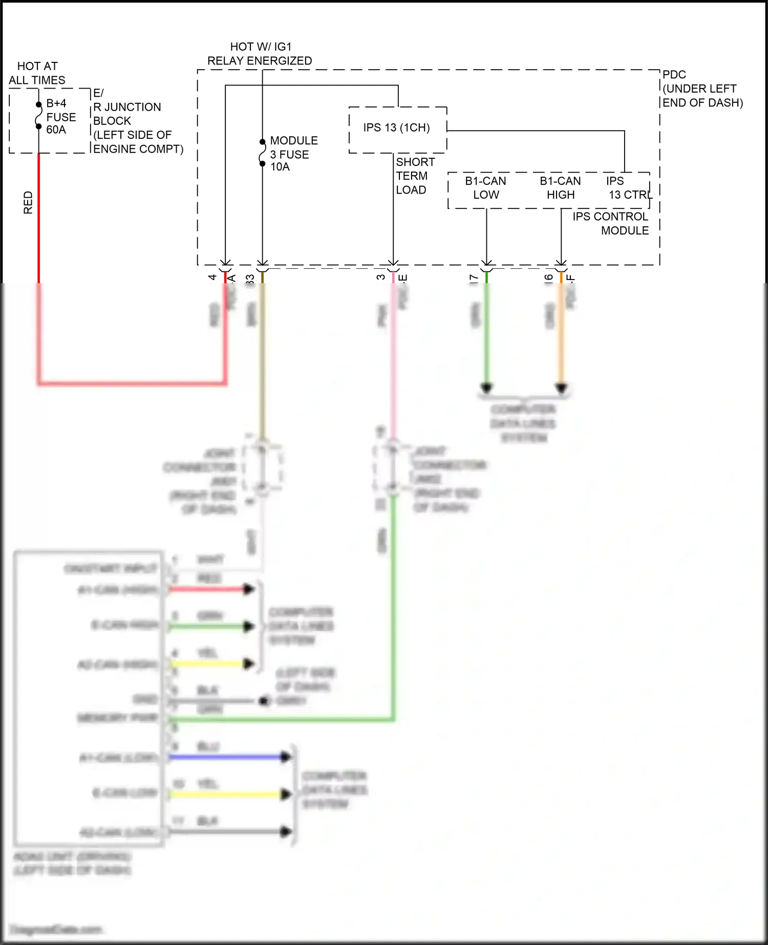 Wiring diagram ips control module for Hyundai Santa Fe V (2023-2024) (16 of 59)