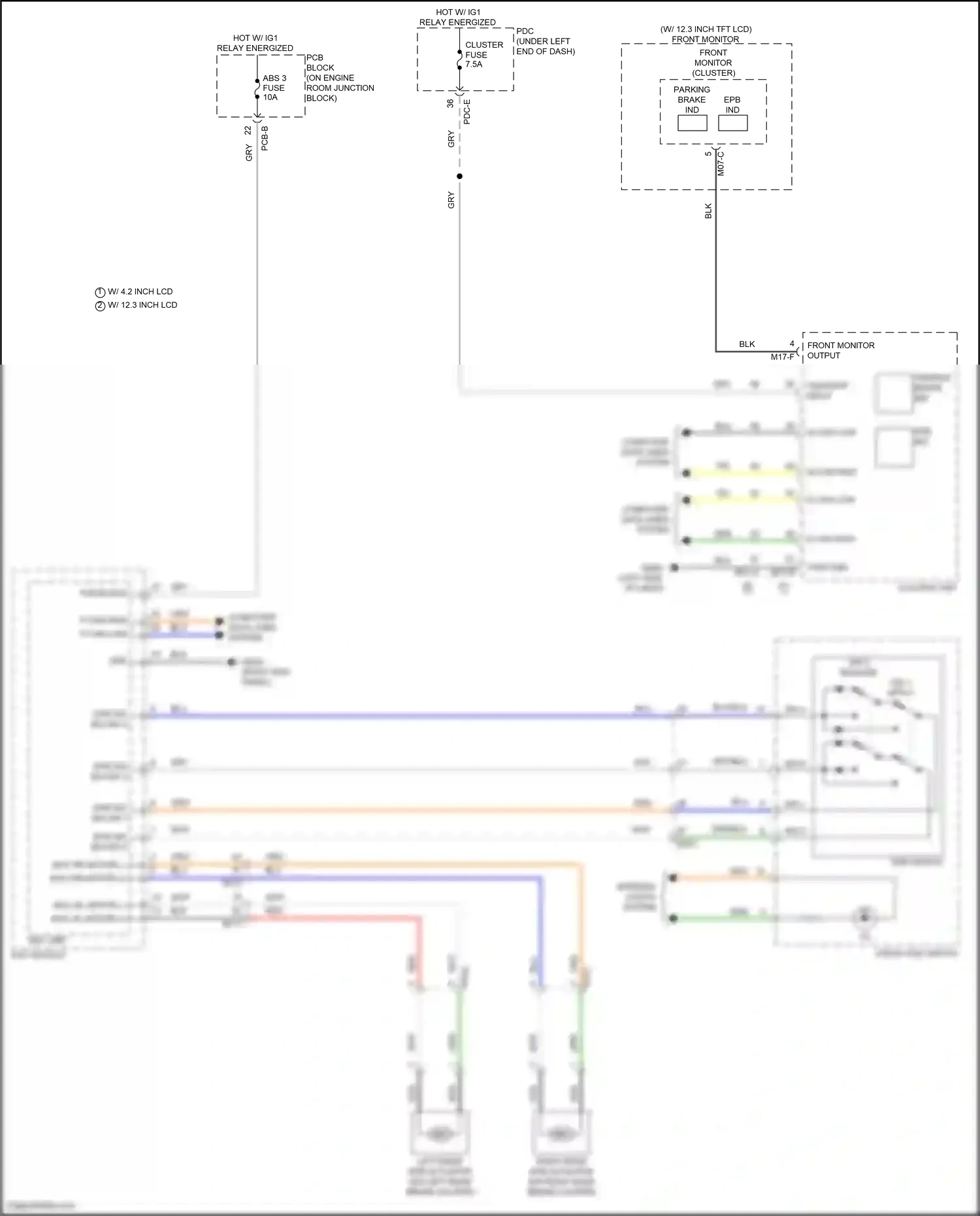 Wiring diagram on/start input for Hyundai Santa Fe V (2023-2024) (43 of 61)