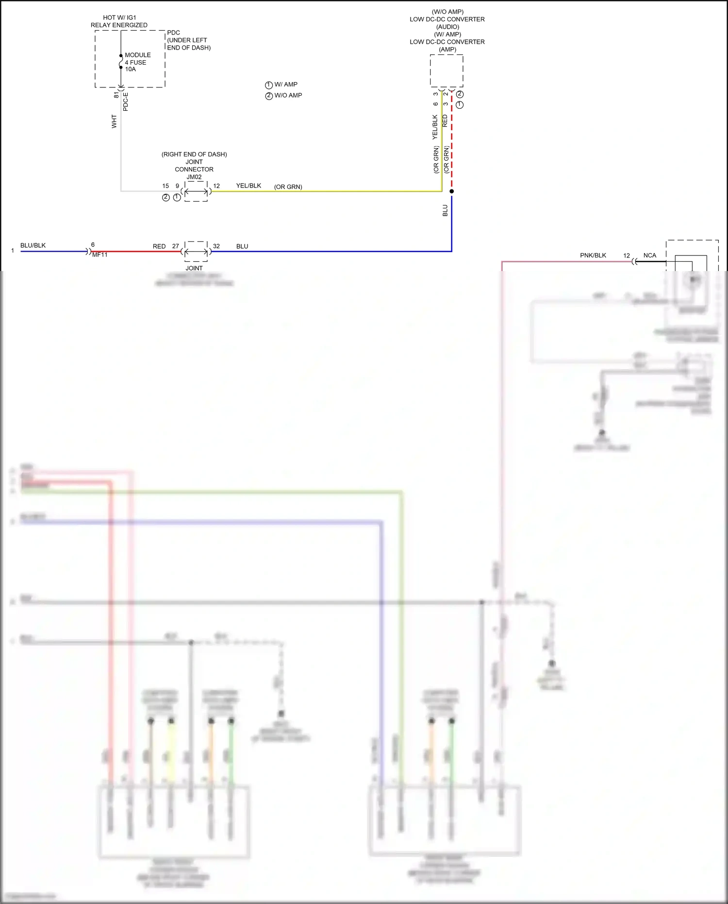 Wiring diagram pdc-e for Hyundai Santa Fe V (2023-2024) (24 of 104)