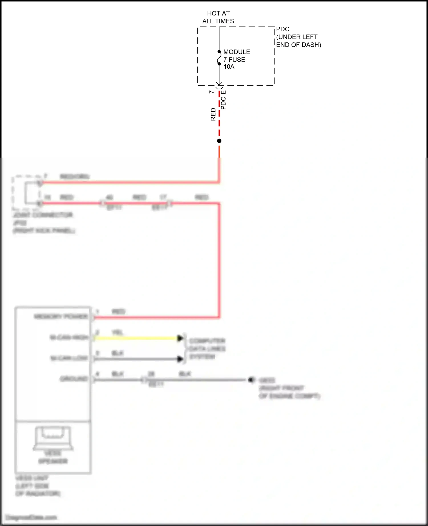 Wiring diagram pdc-e for Hyundai Santa Fe V (2023-2024) (80 of 104)