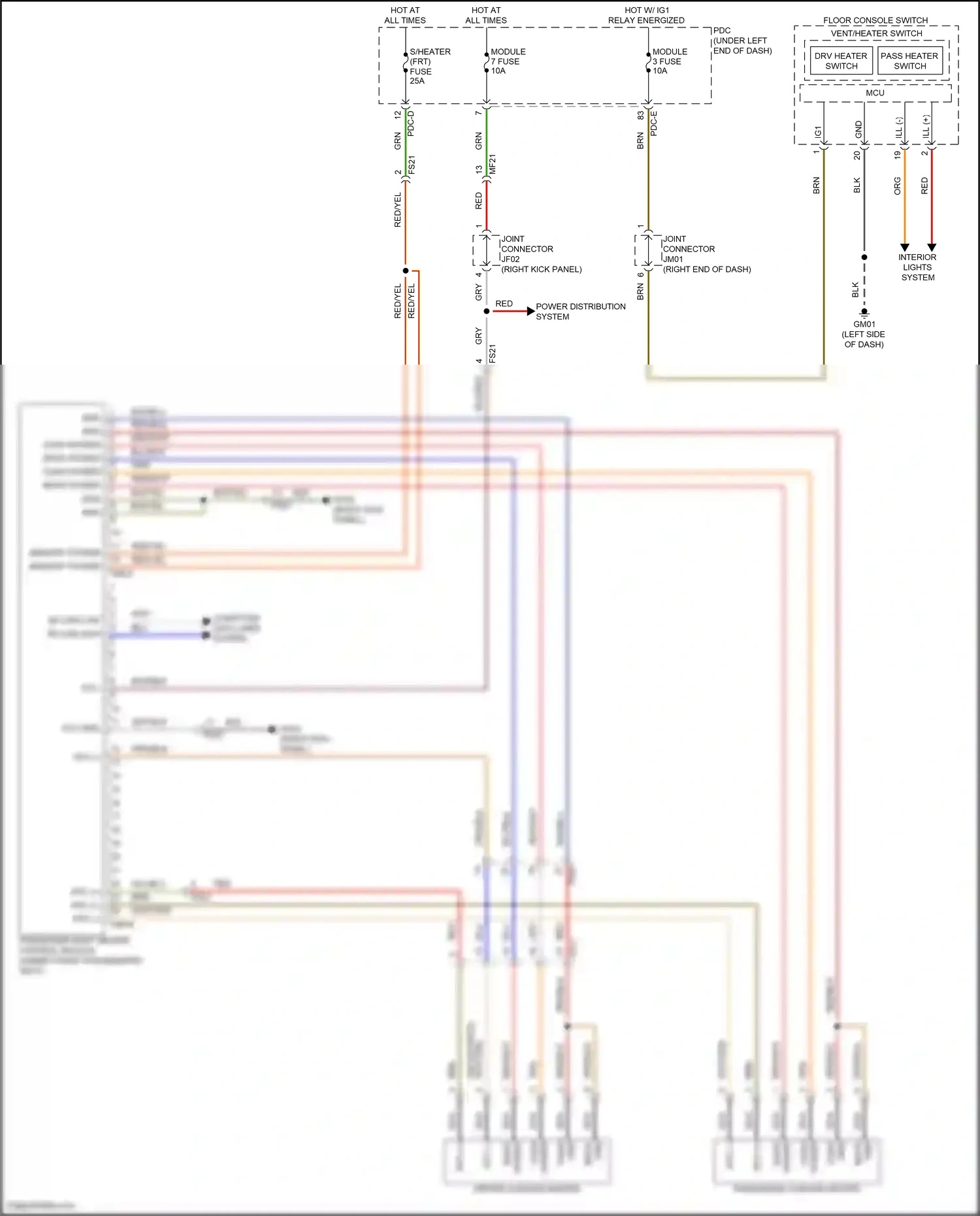 Wiring diagram pdc-e for Hyundai Santa Fe V (2023-2024) (35 of 104)