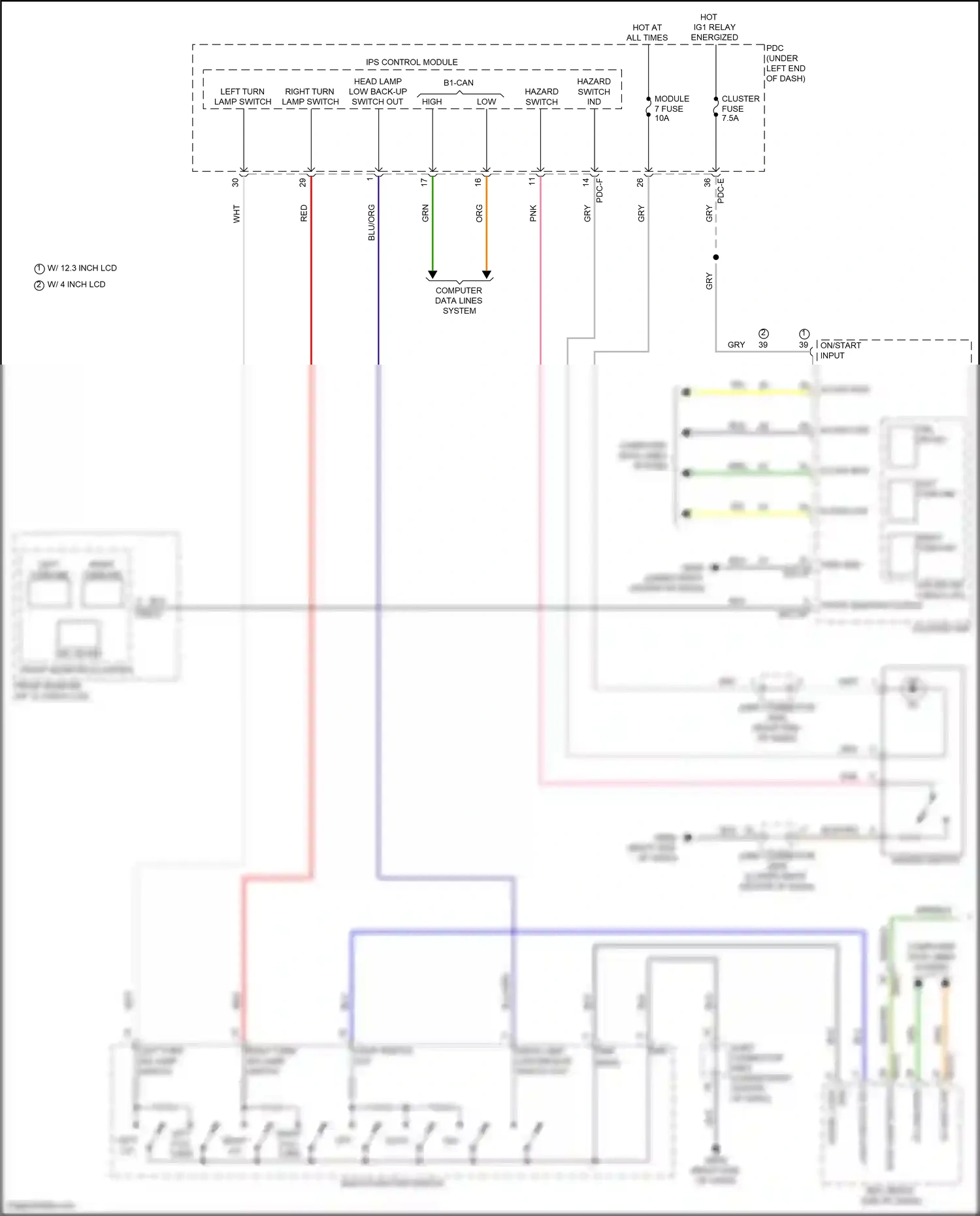 Wiring diagram pdc-e for Hyundai Santa Fe V (2023-2024) (97 of 104)