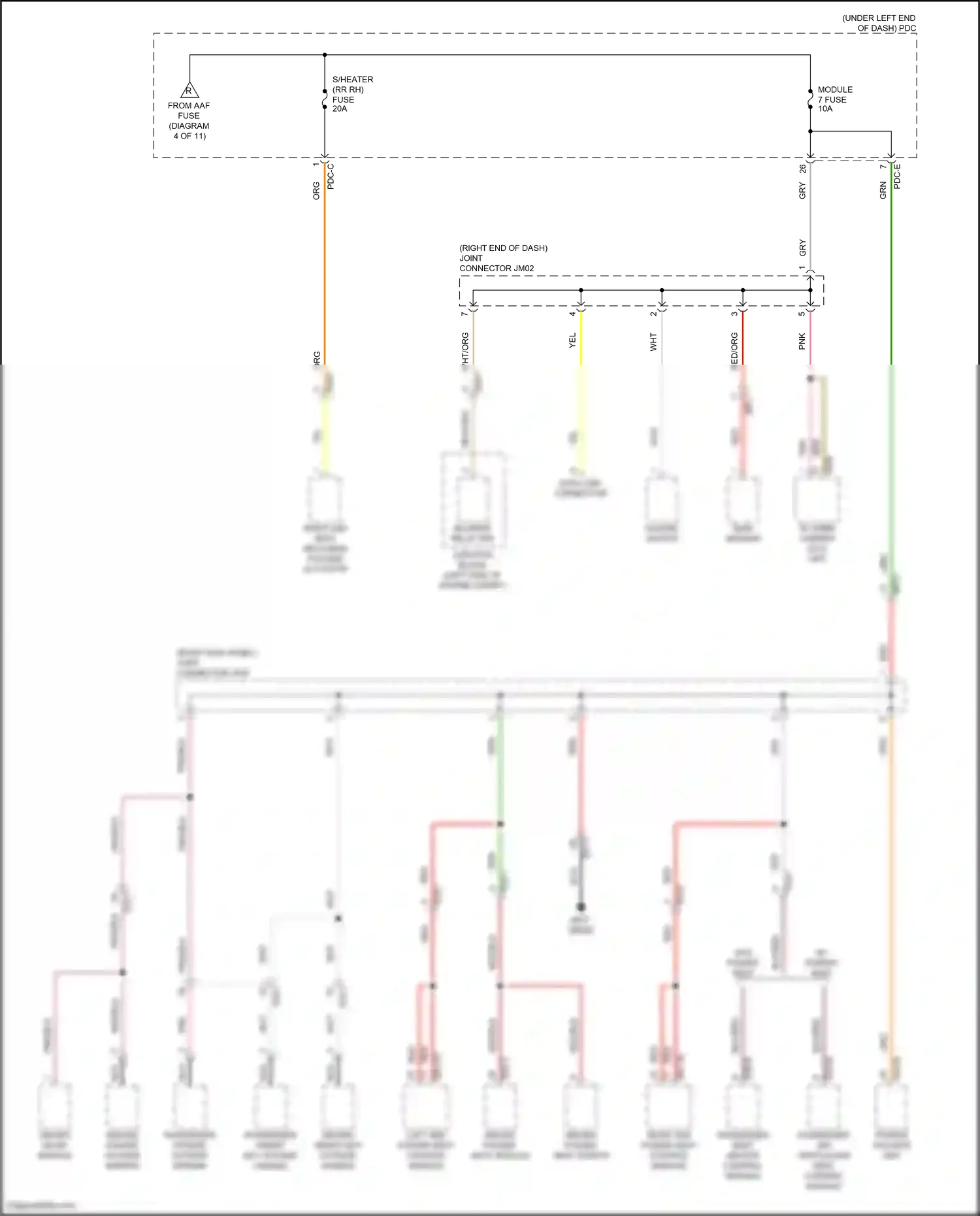 Wiring diagram rain sensor for Hyundai Santa Fe V (2023-2024) (3 of 4)