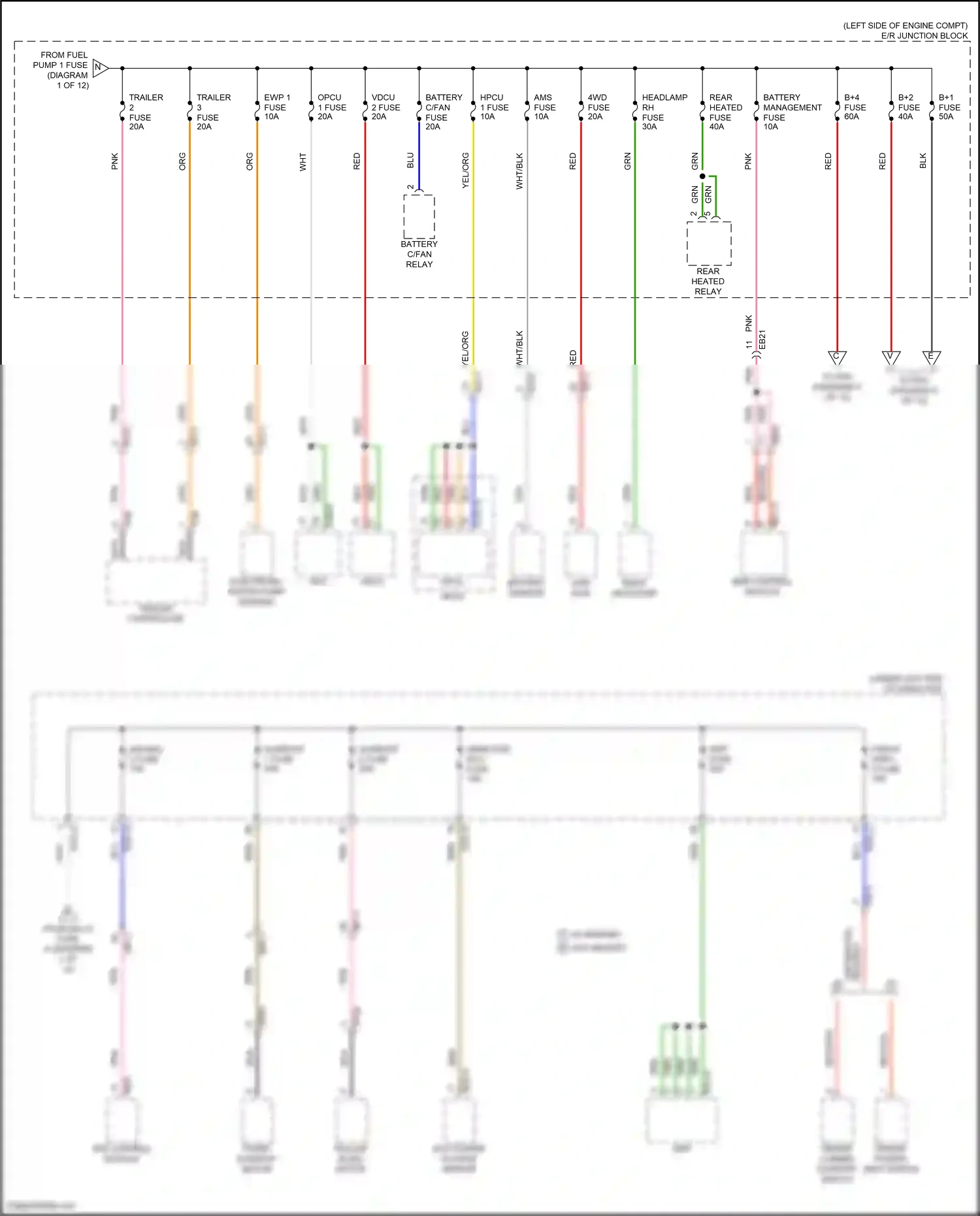 Wiring diagram trailer controller for Hyundai Santa Fe V (2023-2024) (8 of 8)