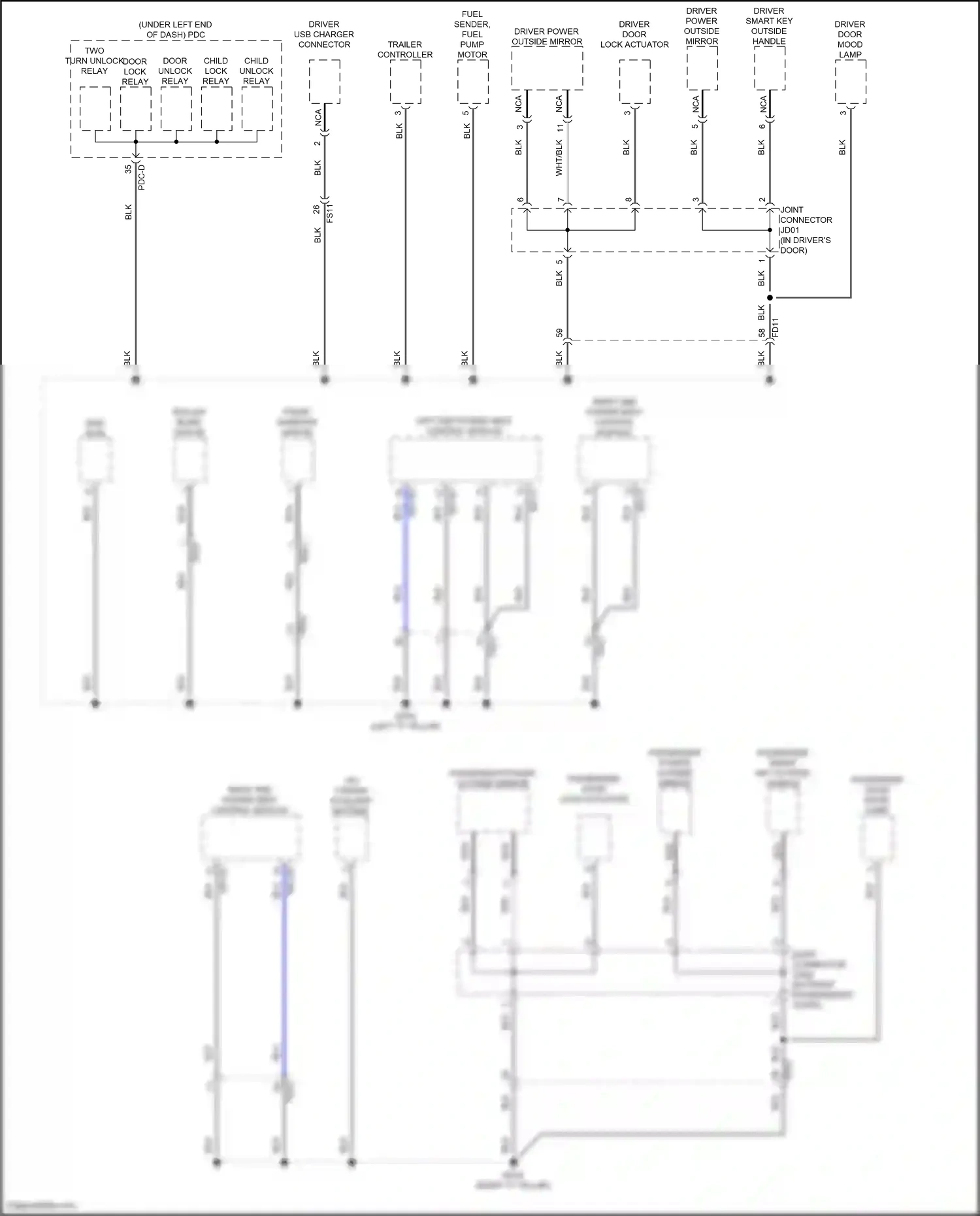 Wiring diagram trailer controller for Hyundai Santa Fe V (2023-2024) (4 of 8)