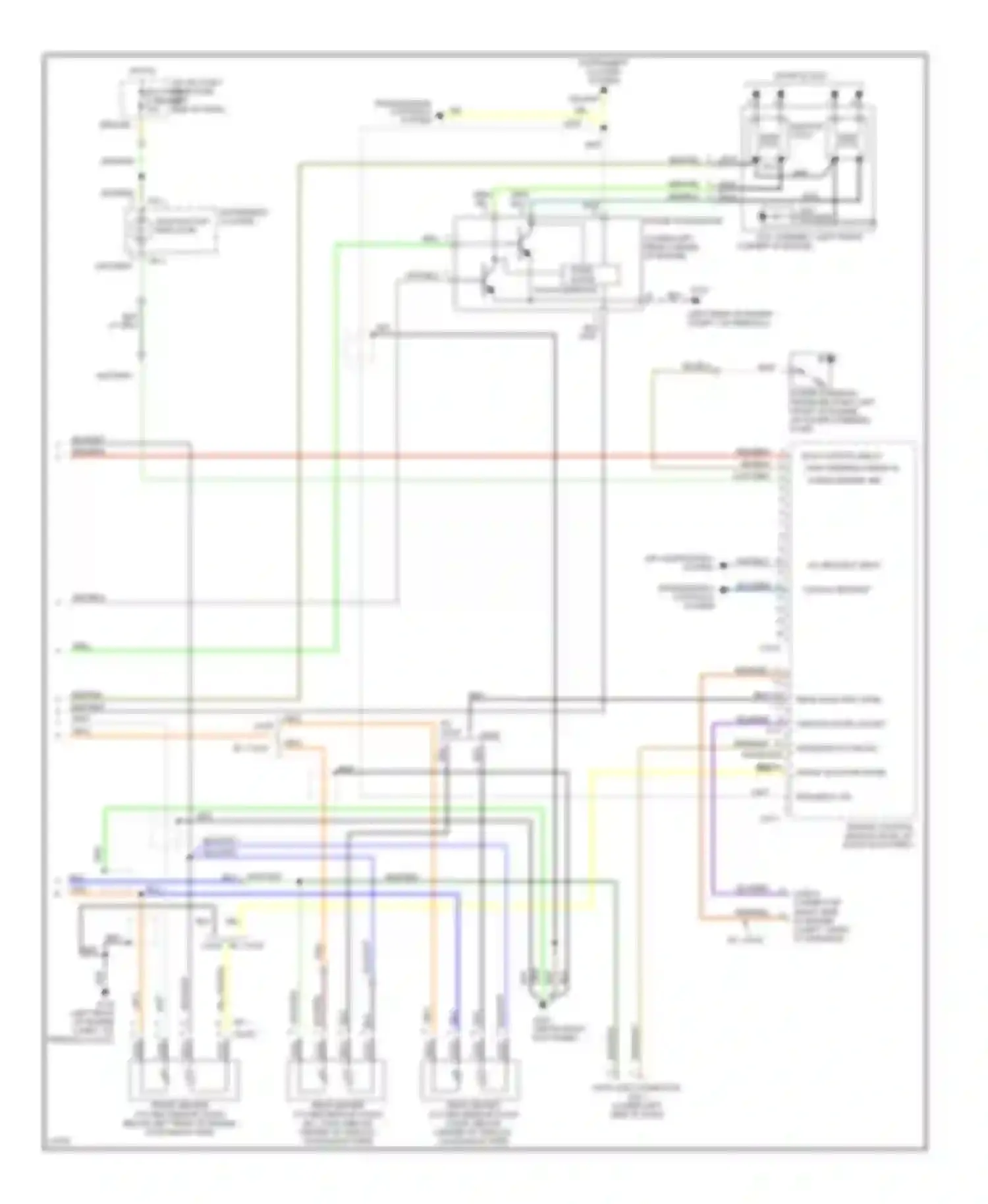 Sonata Hyundai III facelift (1996-1998): Wiring diagram engine performance 2.0ls (3 of 3)