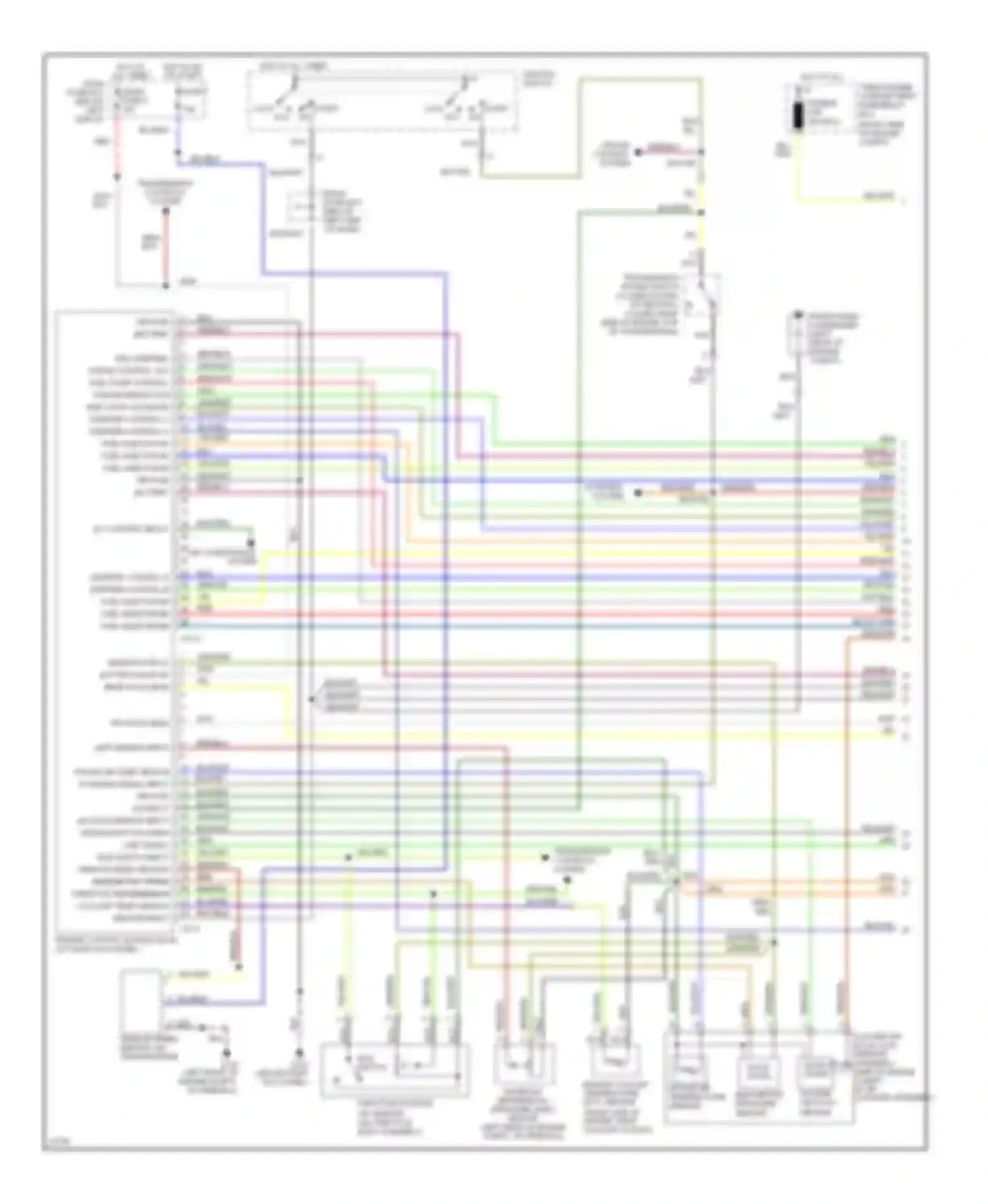 Sonata Hyundai III facelift (1996-1998): Wiring diagram engine performance 3.0ls (1 of 3)