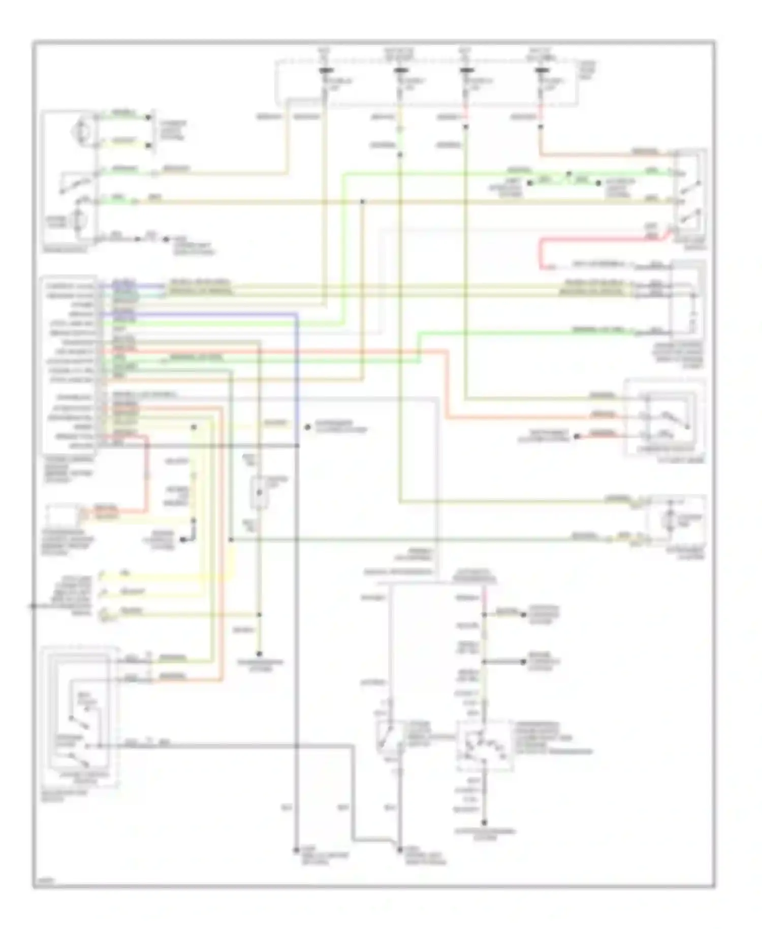 Wiring diagram engine controls system for Hyundai Sonata III facelift (1996-1998) (3 of 5)