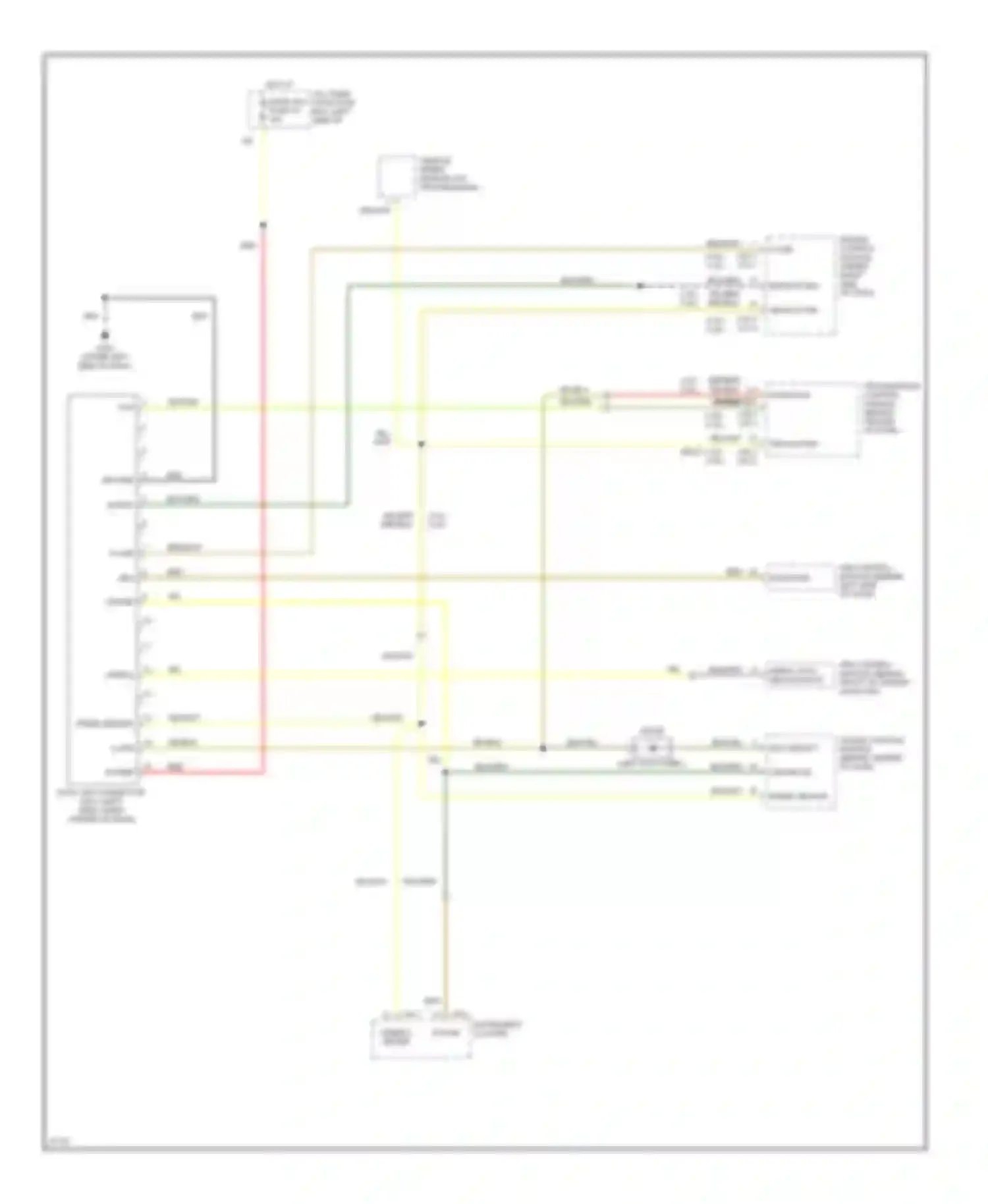 Wiring diagram serial data input/output for Hyundai Sonata III facelift (1996-1998) (1 of 1)