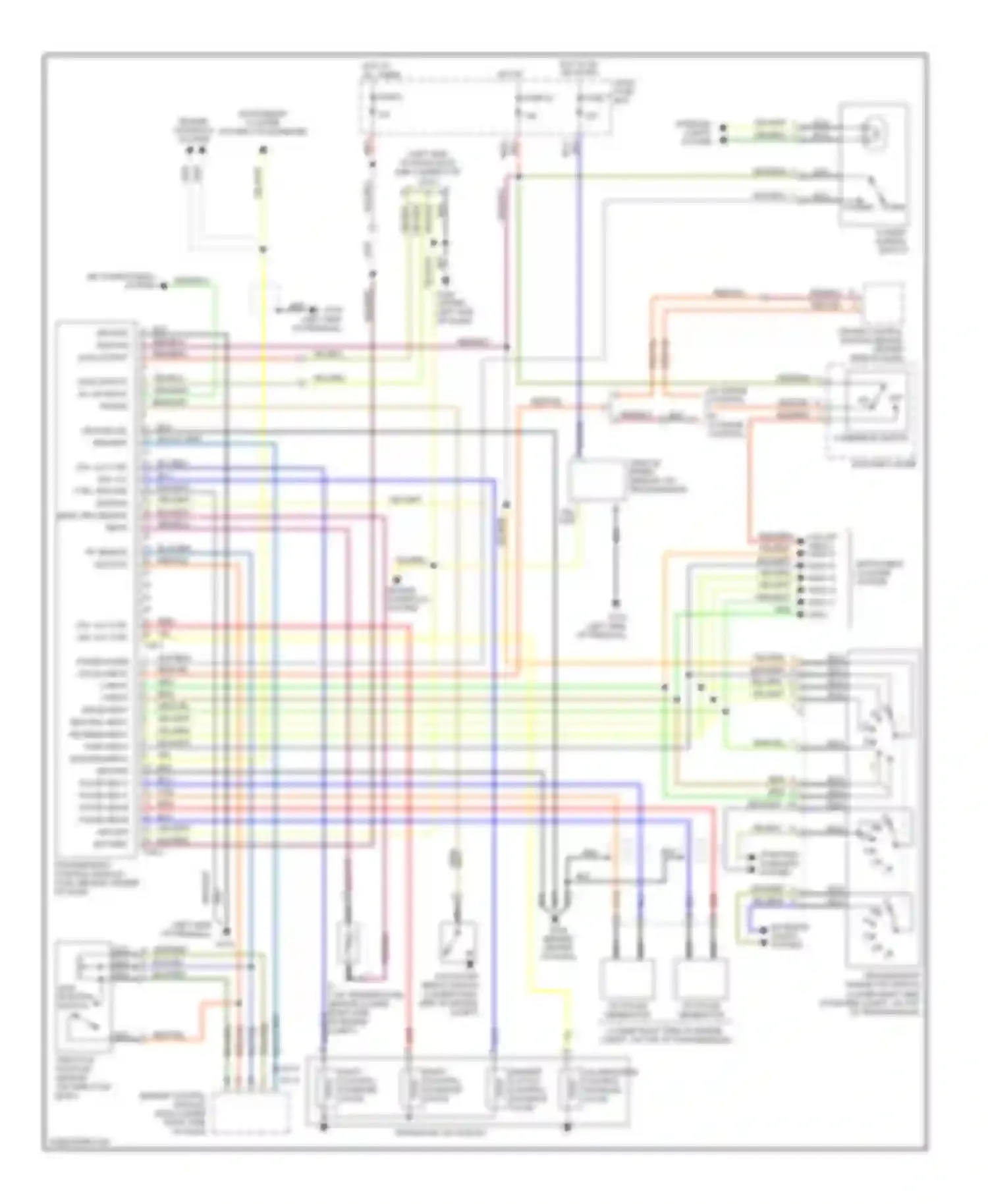 Wiring diagram tp sensor idle pos sw for Hyundai Sonata III facelift (1996-1998) (1 of 2)