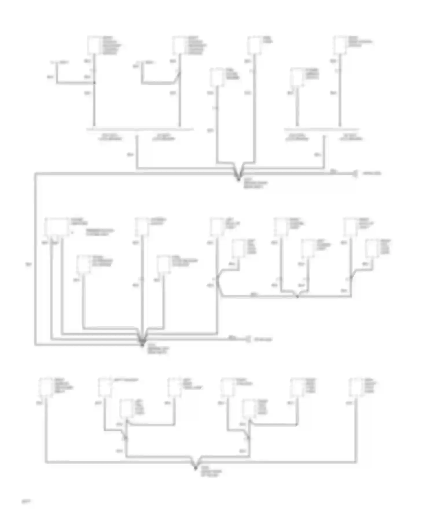 Sonata Hyundai III (1993-1996): Ground distribution circuit (6 of 6)