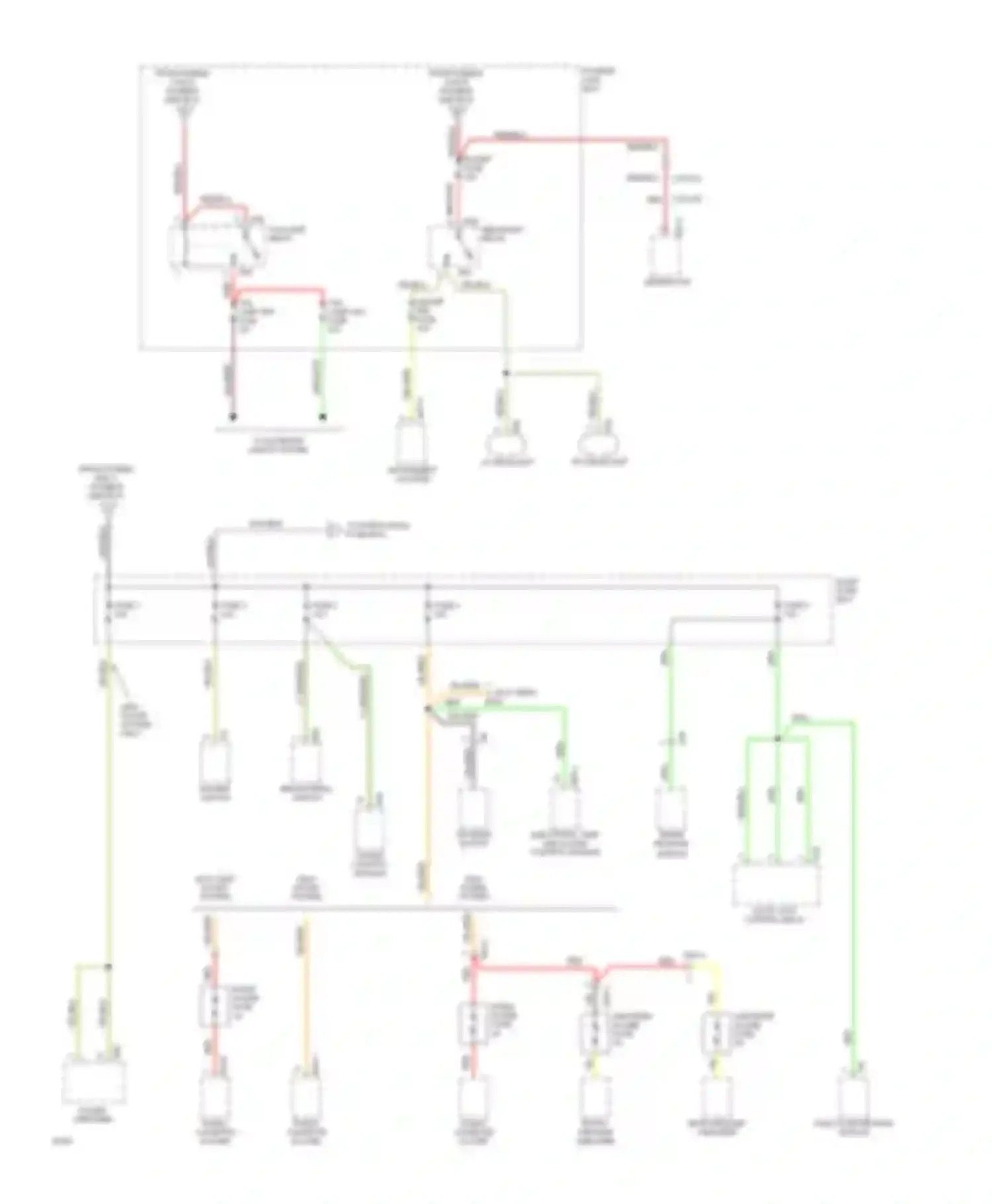 Sonata Hyundai III (1993-1996): Power distribution circuit (3 of 5)
